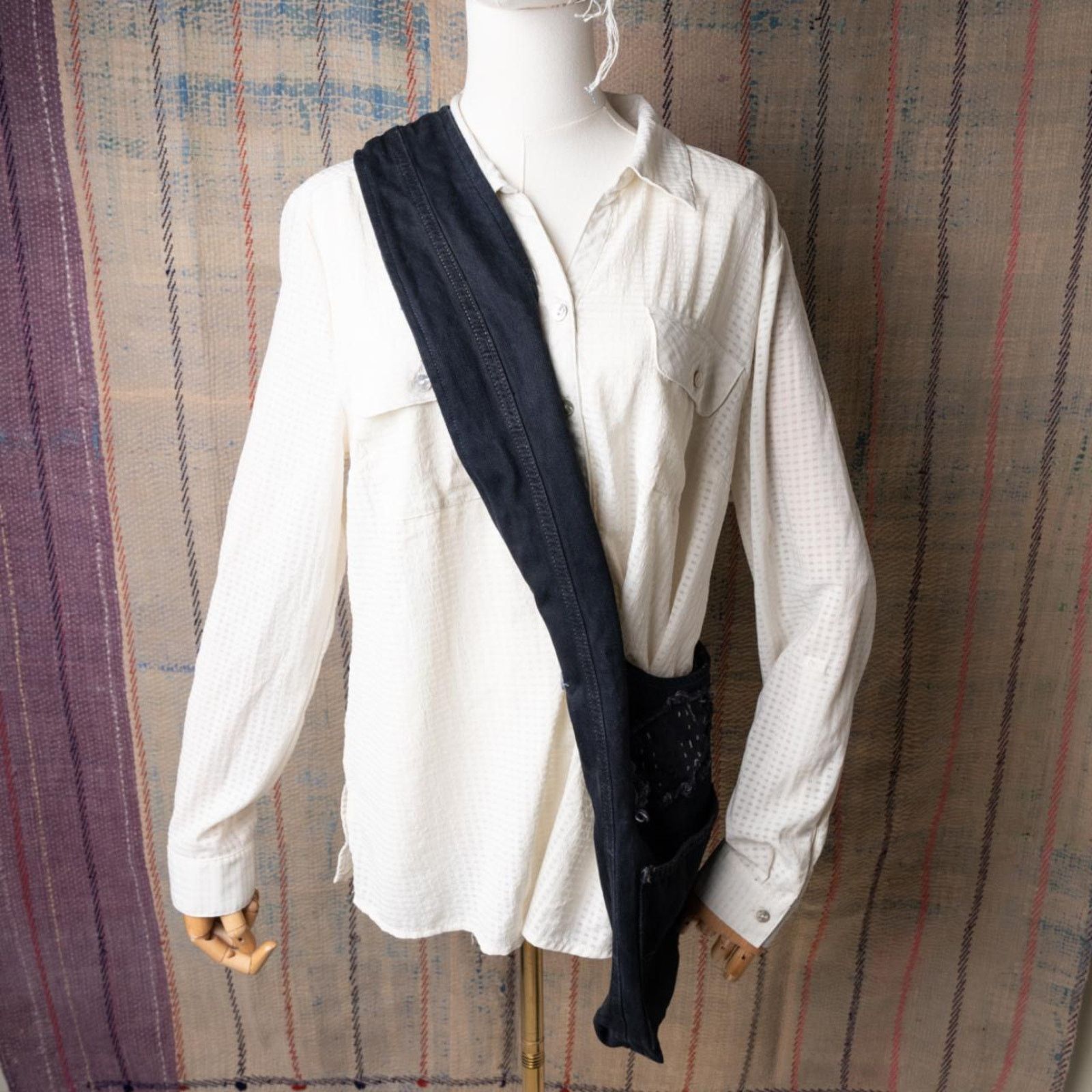 Carhartt Upcycled denim carhartt hobo bag Size ONE SIZE - 3 Thumbnail