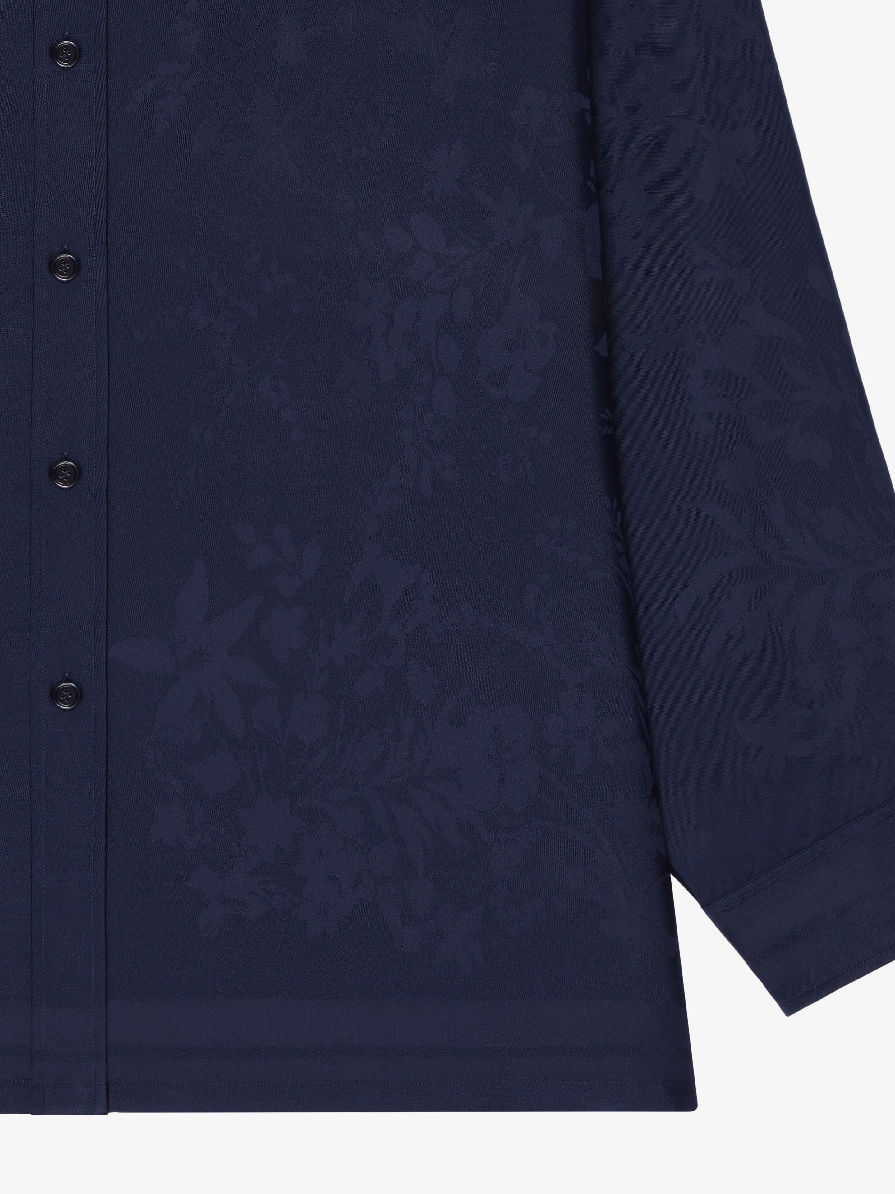 Givenchy o1w1db10925 Long Sleeve Overshirt in Blue Size US L / EU 52-54 / 3 - 5 Thumbnail