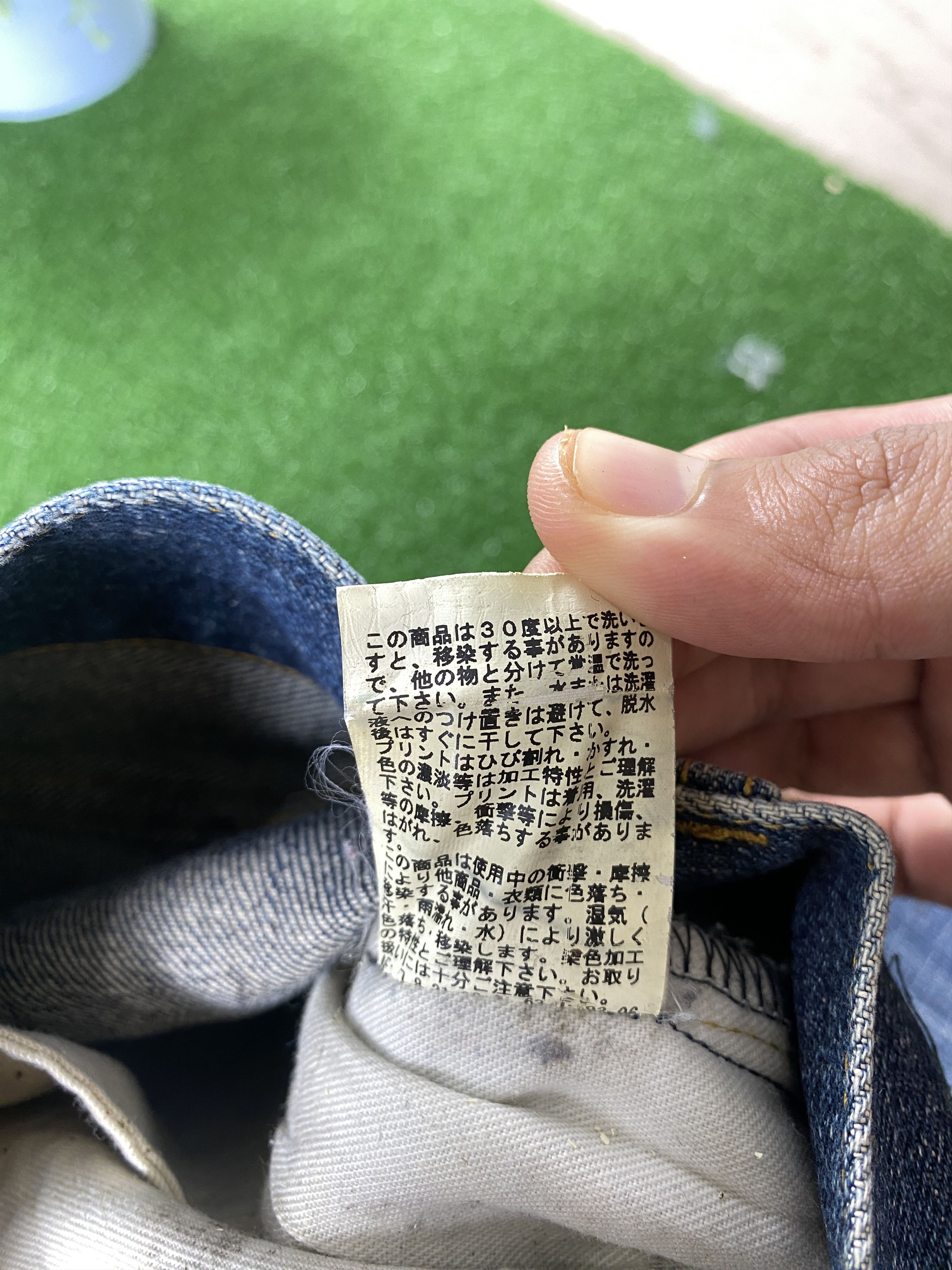Tommy Hilfiger 💢 Selvedge Vintage Tommy Faded Blue Jeans CP0090 Size US 38 / EU 54 - 15 Thumbnail