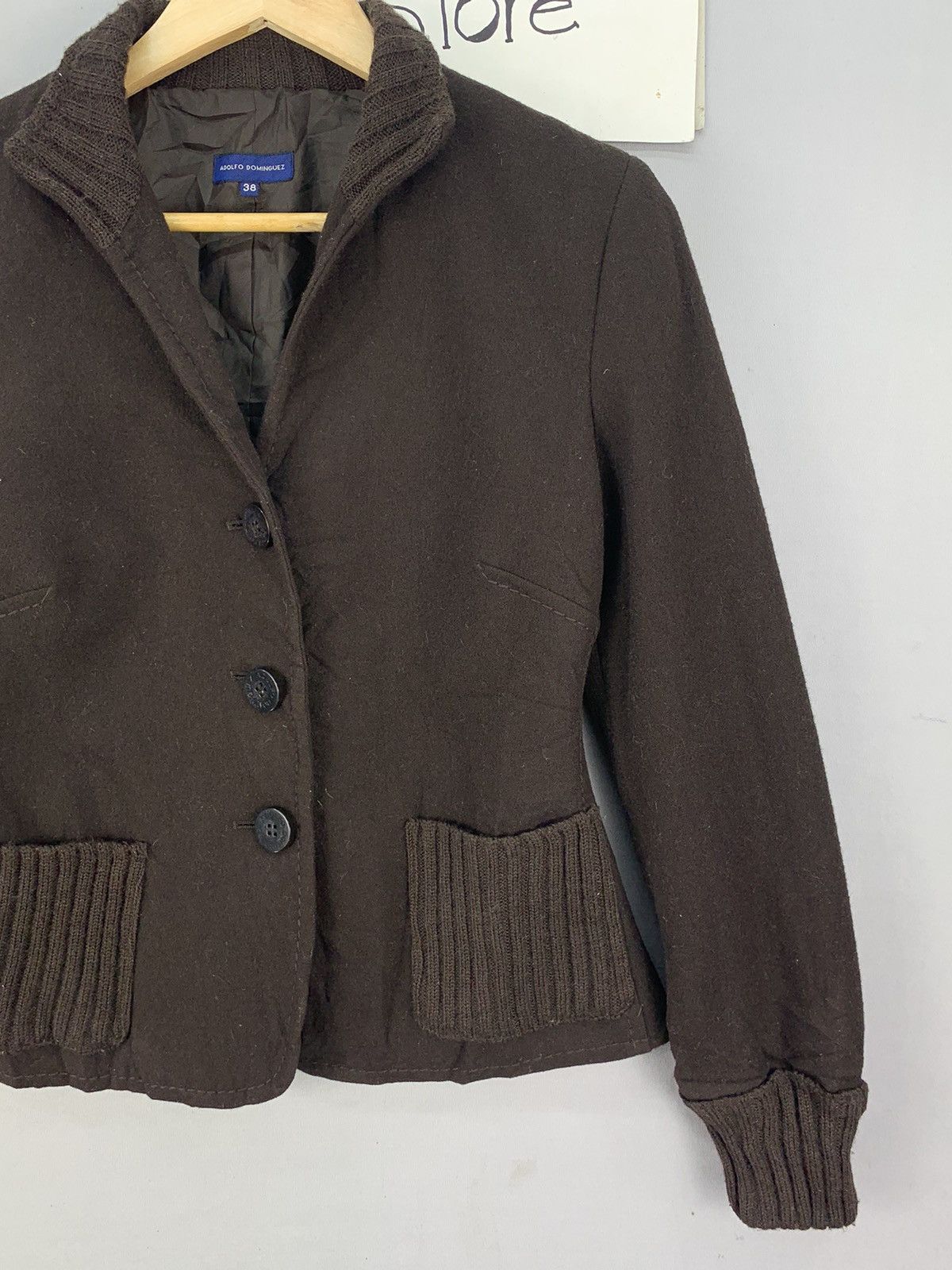 Adolfo Dominguez Vintage Adolfo Dominguez Wool Blend Blazer Jacket Size XS / US 0-2 / IT 36-38 - 5 Thumbnail
