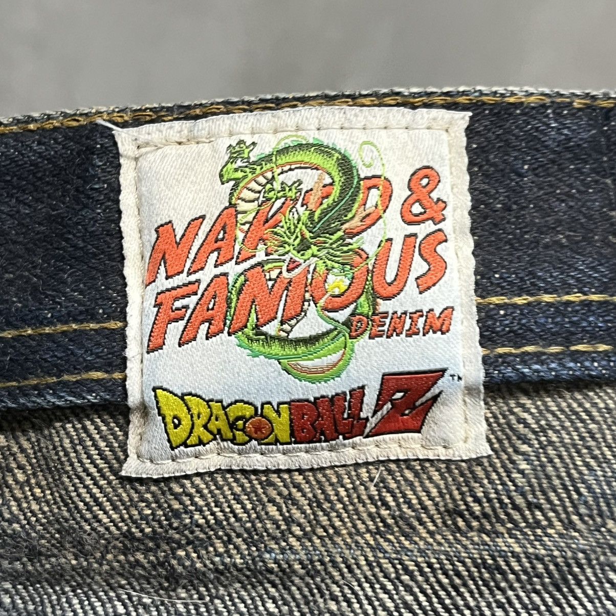 Naked & Famous Naked & Famous x Dragon Ball Z “Vegeta” Selvedge Denim Rare Size US 34 / EU 50 - 13 Thumbnail