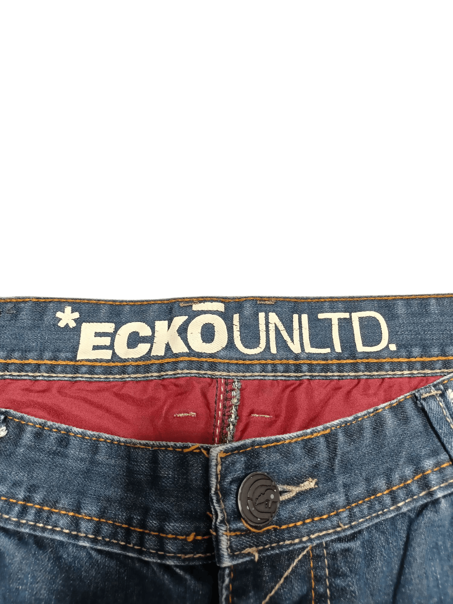 Ecko Unltd. ECKO UNLTD BIGLOGO FIRE SK8 STREETWEAR JEANS DENIM Size US 38 / EU 54 - 4 Thumbnail
