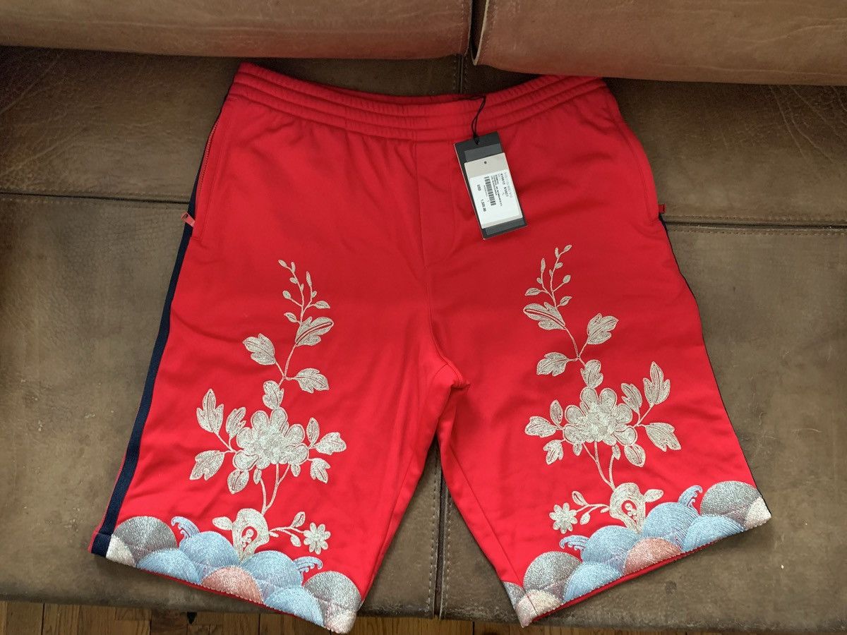 Embroidered Shorts in Buganvilla Embroidered Shorts in Buganvilla