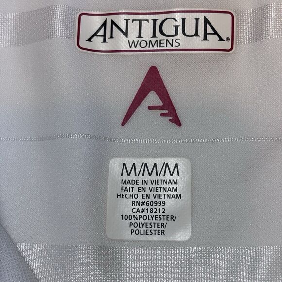 Antigua Antigua Golf Polo Women Striped Desert Dry Short Sleeve M Size M / US 6-8 / IT 42-44 - 8 Thumbnail