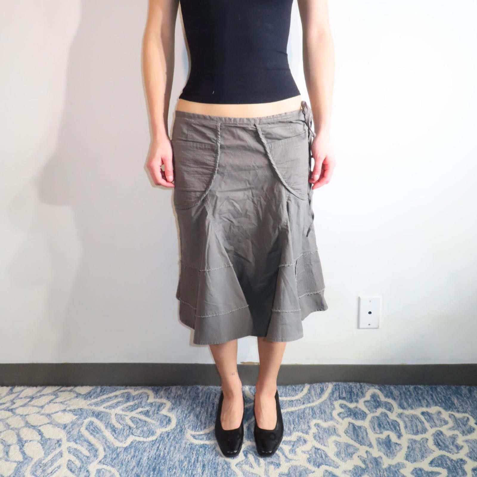 Other Women's Khaki Skirt Size 28" / US 6 / IT 42 - 2 Thumbnail