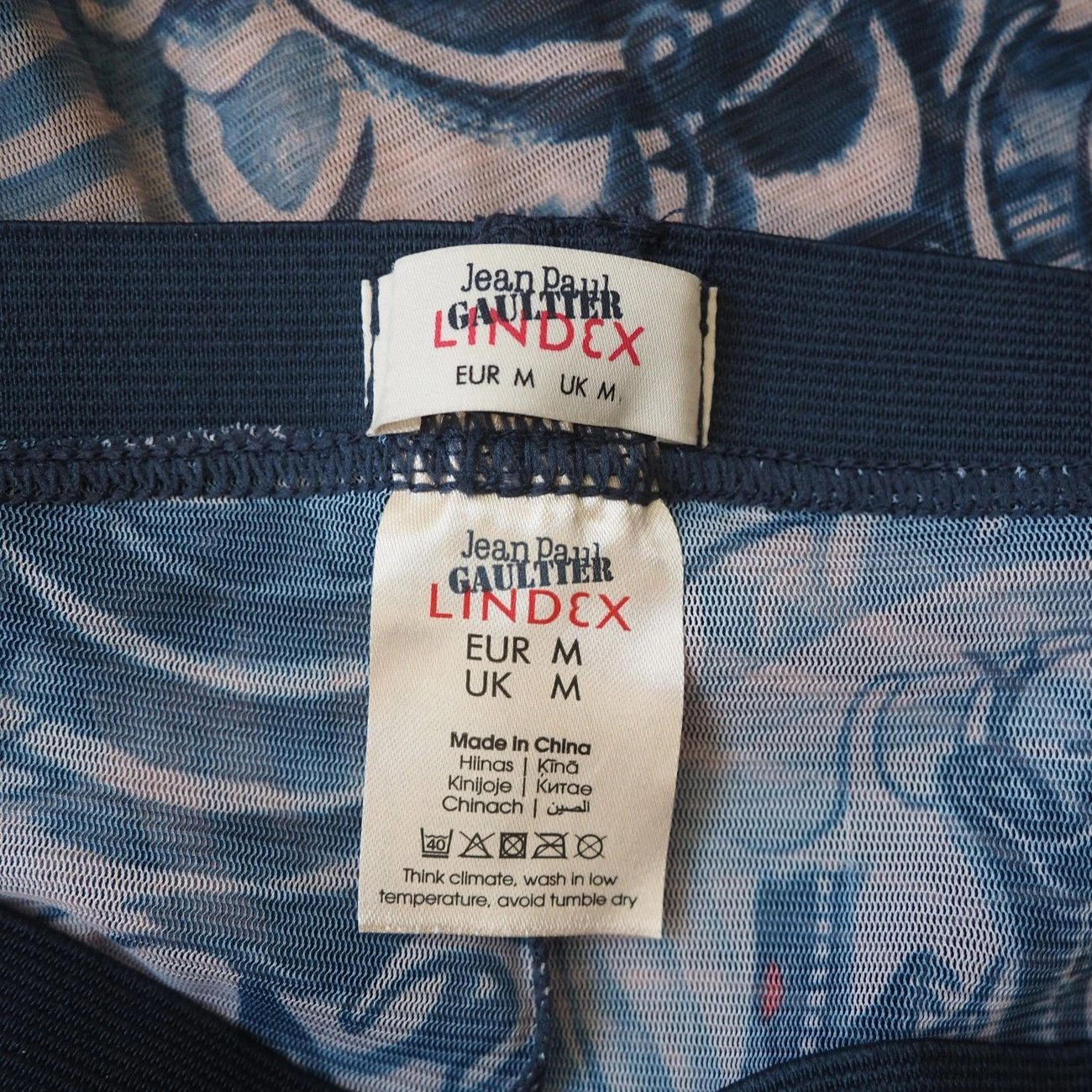 Jean Paul Gaultier Jean Paul Gaultier x Lindex mesh tattoo y2k leggings grunge Size 32" / US 10 / IT 46 - 2 Thumbnail