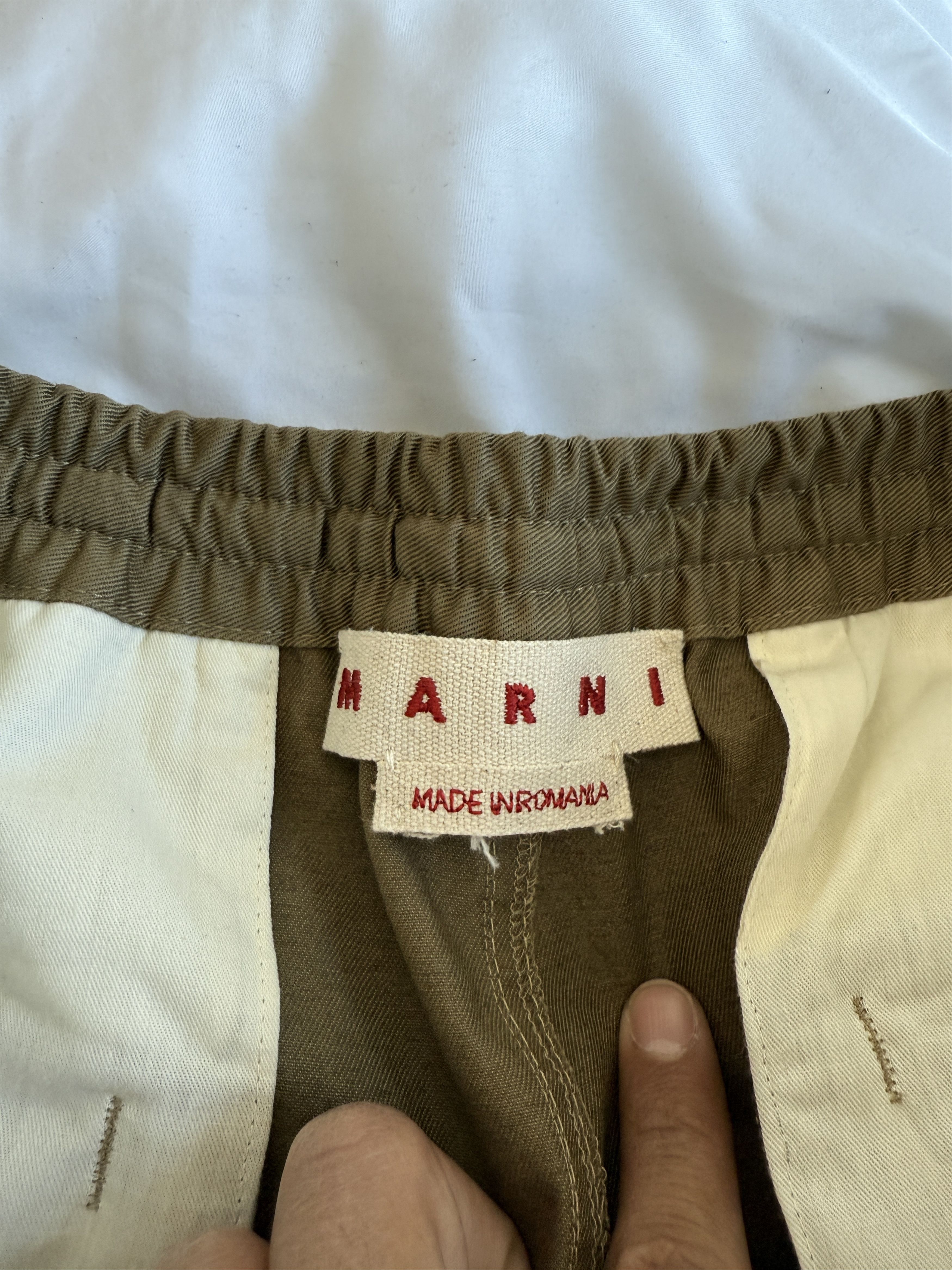 Marni Marni Gabardine Cargo Pants Size US 36 / EU 52 - 14 Thumbnail