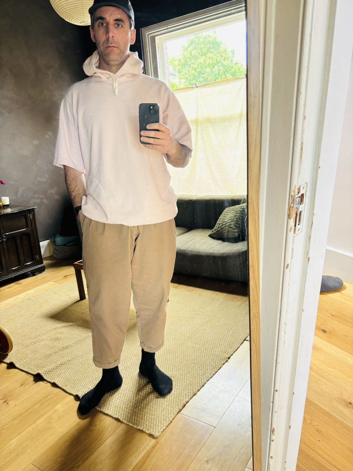 Engineered Garments Engineered Garments Short Sleeve Hoodie Size US M / EU 48-50 / 2 - 1 Thumbnail