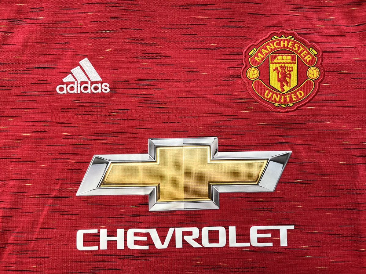 Adidas MANCHESTER UNITED 2020 2021 HOME SOCCER JERSEY ADIDAS Size US L / EU 52-54 / 3 - 4 Thumbnail