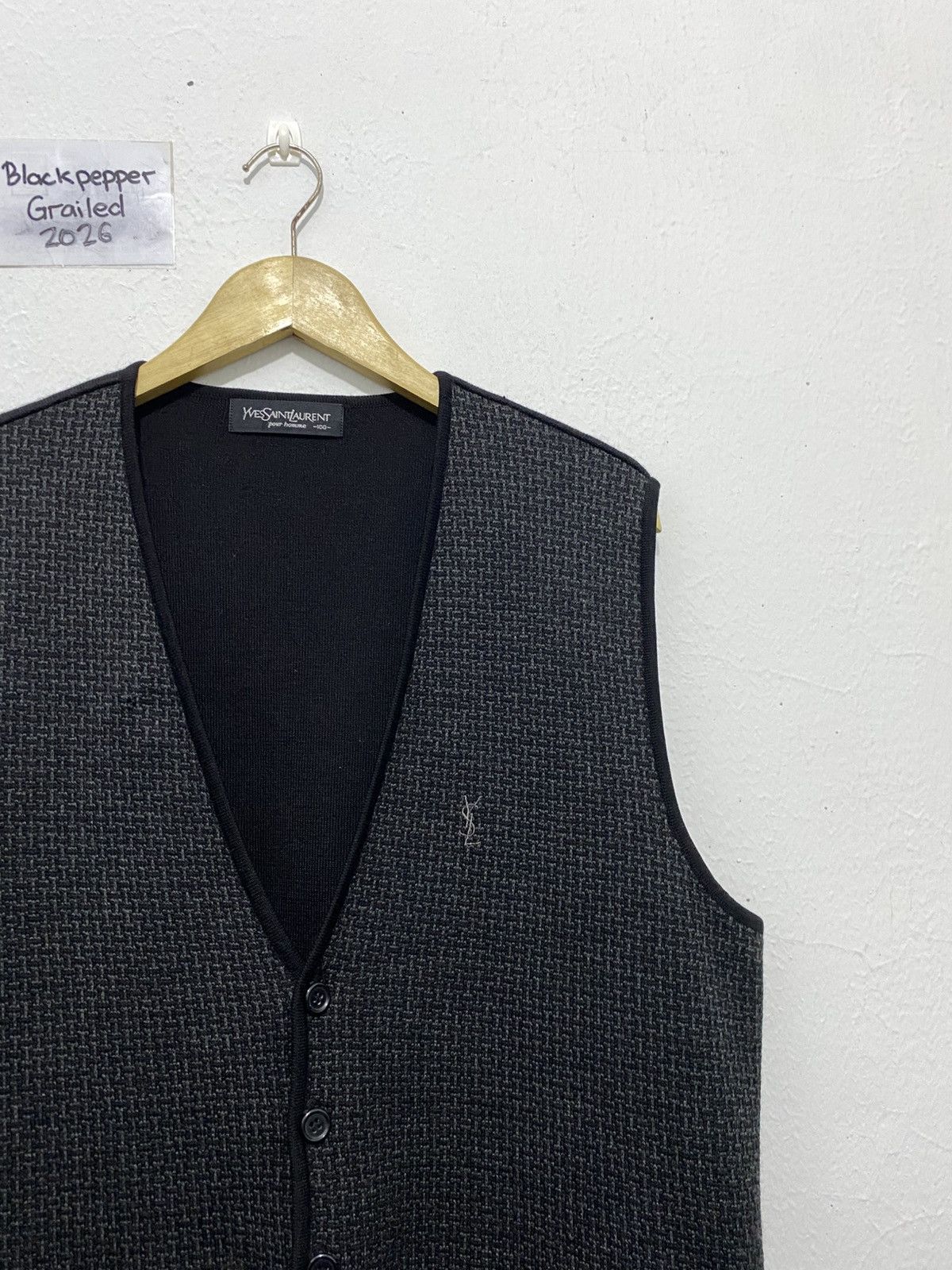 Yves Saint Laurent Vintage Yves Saint Laurent YSL Vests Size US L / EU 52-54 / 3 - 2 Thumbnail