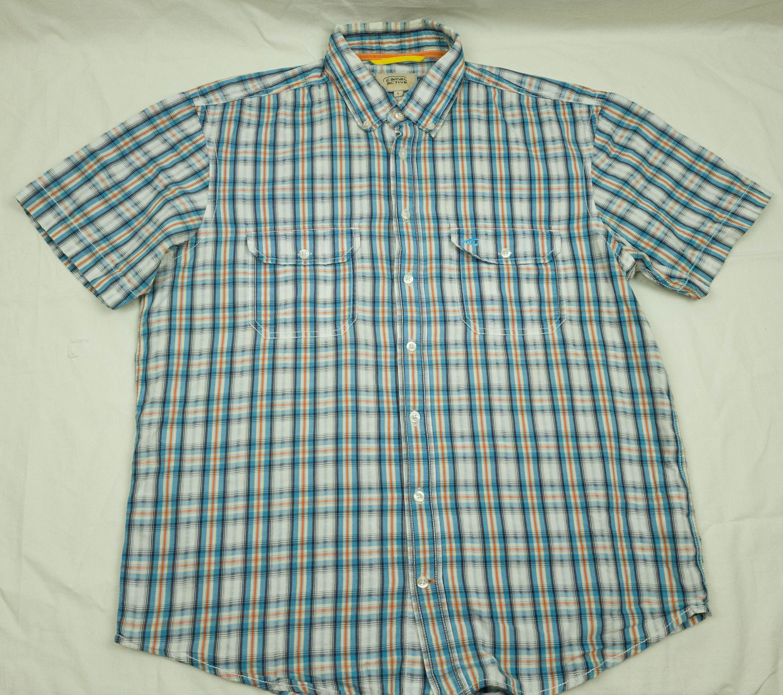 camel active CAMEL ACTIVE SHIRT SHORT SLEEVE COTTON SIZE L VGC Size US L / EU 52-54 / 3 - 3 Thumbnail