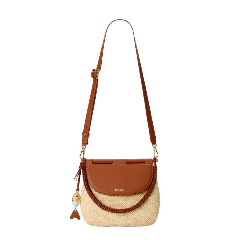 Loewe LOEWE Pescador Medium $3600 Natural/Tan Shoulder Bag New & A Size ONE SIZE - 1 Thumbnail