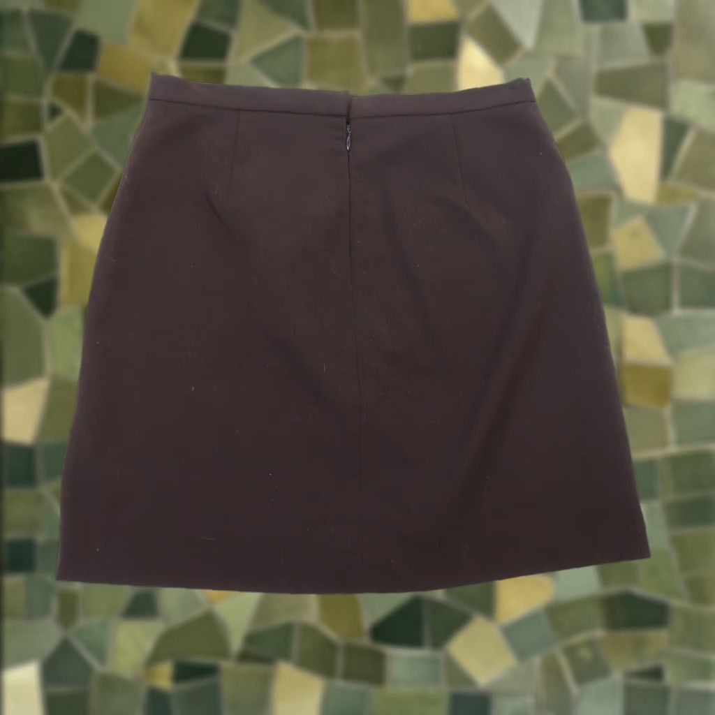 Vintage VINTAGE 90s The Limited Dark Brown Mini Skirt 4 Skirt Womens High Rise Solid Short Fall Spring Summer Winter Business Casual Workwear 90s Womens Size 27" / US 4 / IT 40 - 1 Thumbnail