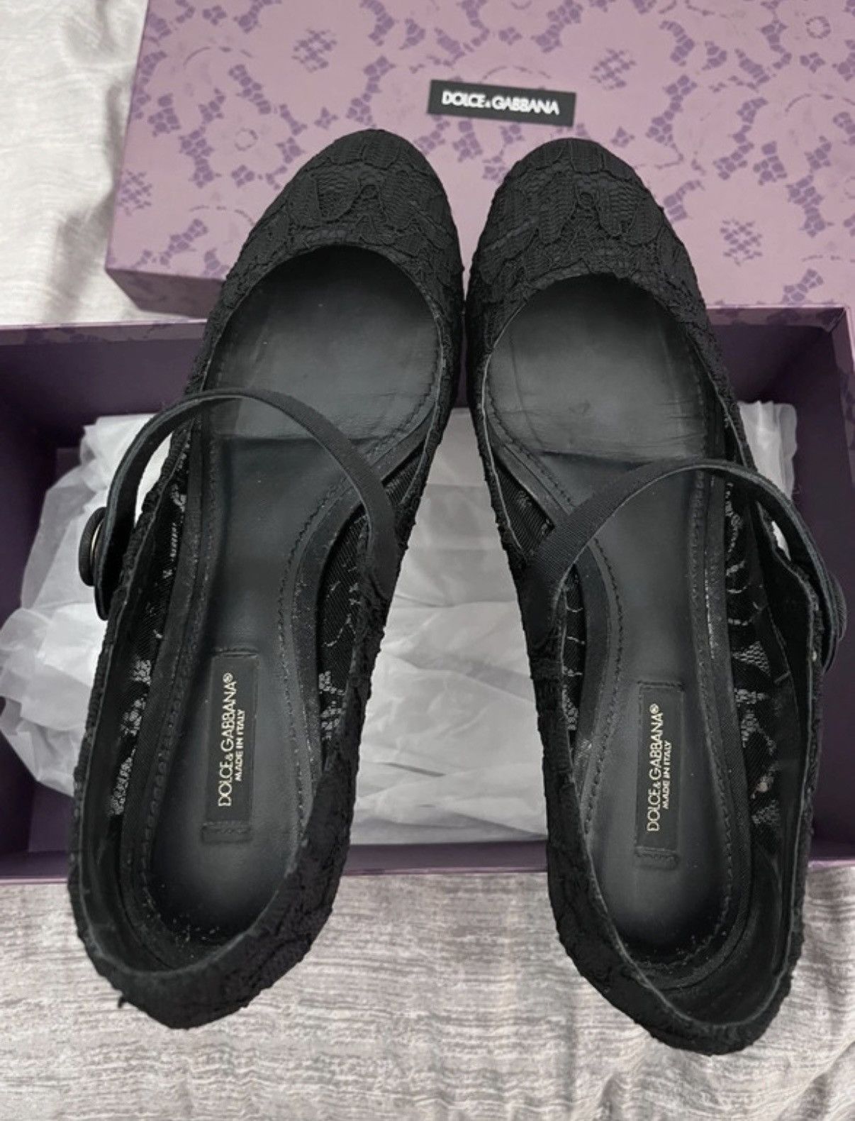 Dolce & Gabbana Dolce & Gabbana lace flats Size US 7 / IT 37 - 7 Thumbnail