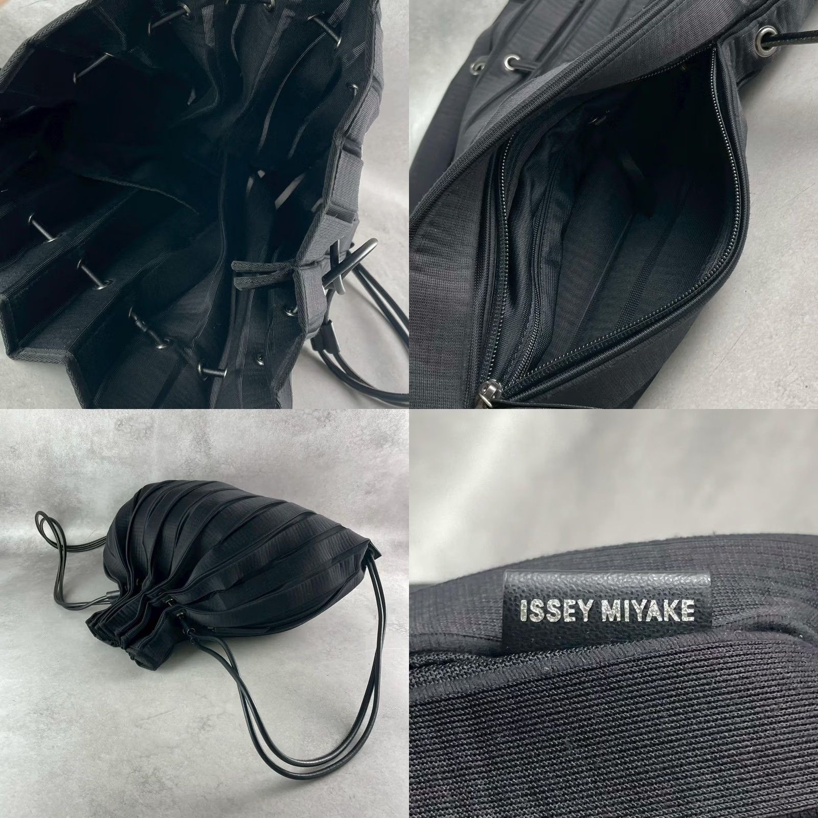 Issey Miyake Issey Miyake Pleats Please Backpack Drawstring Handbag Designer Women Medium Colle VHTF Size ONE SIZE - 7 Thumbnail