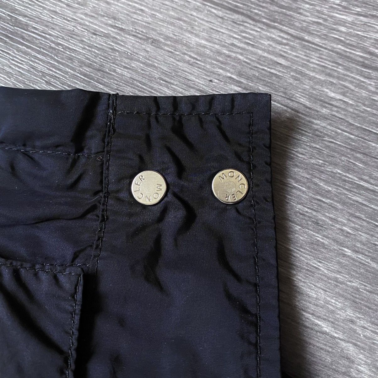 Moncler Womens Moncler Black Nylon Shimmer Lightweight Jacket Blazer Size XS / US 0-2 / IT 36-38 - 20 Thumbnail