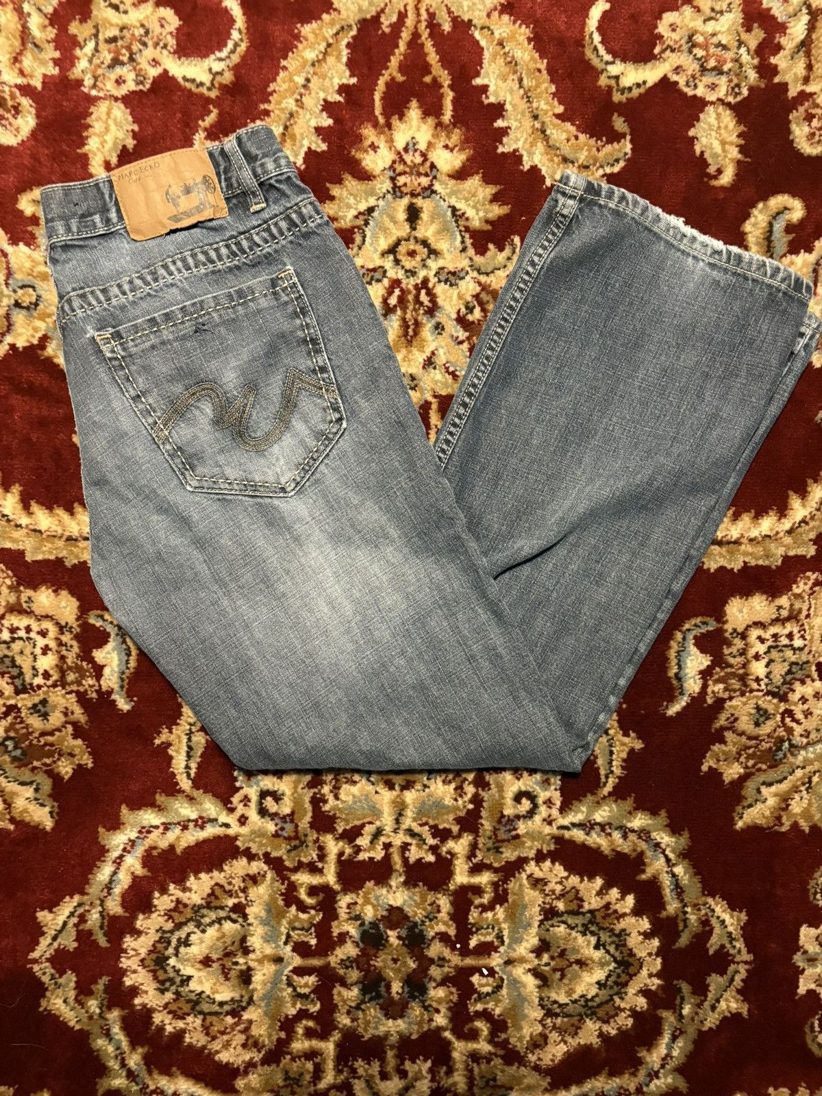 Marc Ecko Light Wash Marc Ecko Straight Leg Jeans Size US 34 / EU 50 - 3 Thumbnail
