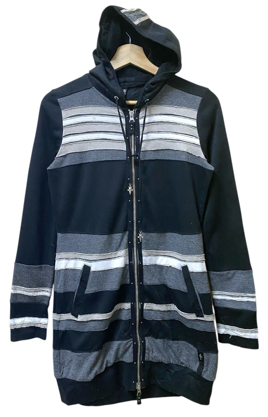 Japanese Brand Ozz Croce Connect Fabric Sweater Dragon Logo Zipper Size XXS / US 00 / IT 34 - 1 Thumbnail