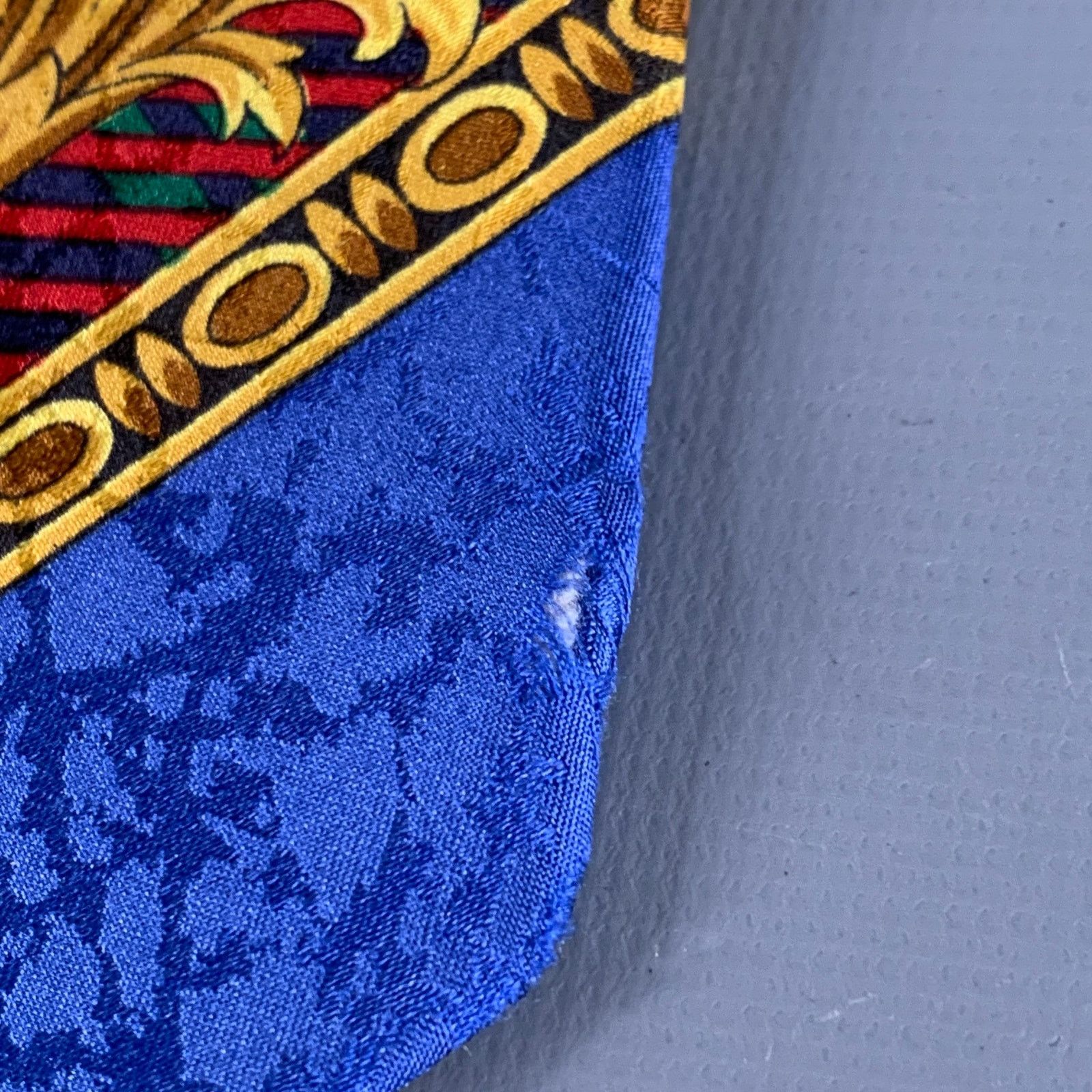 Versace GIANNI VERSACE Multi Color Baroque Silk Tie Size ONE SIZE - 3 Thumbnail
