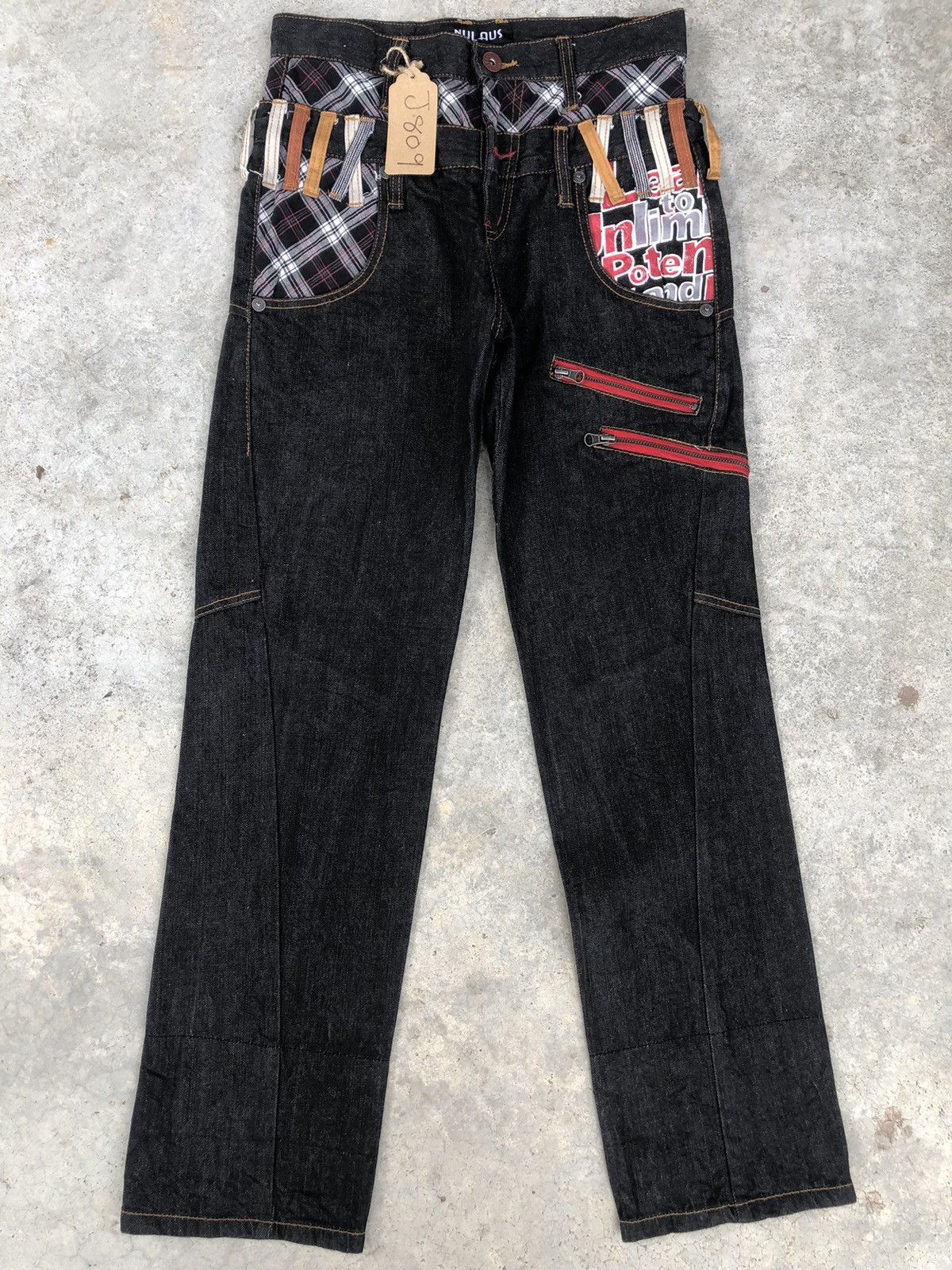 Hysteric Glamour Japanese Nylaus Double Waist Distressed Jeans Size US 30 / EU 46 - 1 Thumbnail