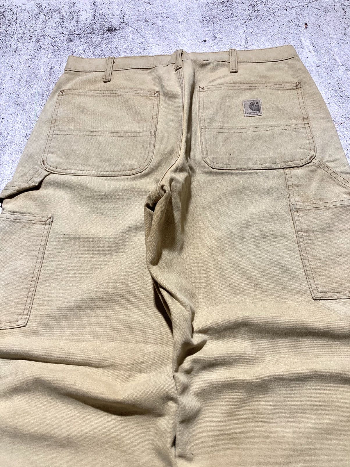 Carhartt 1990s Vintage Carhartt B11 BRN Carpenter Duck Pants Workwear Size US 32 / EU 48 - 4 Thumbnail