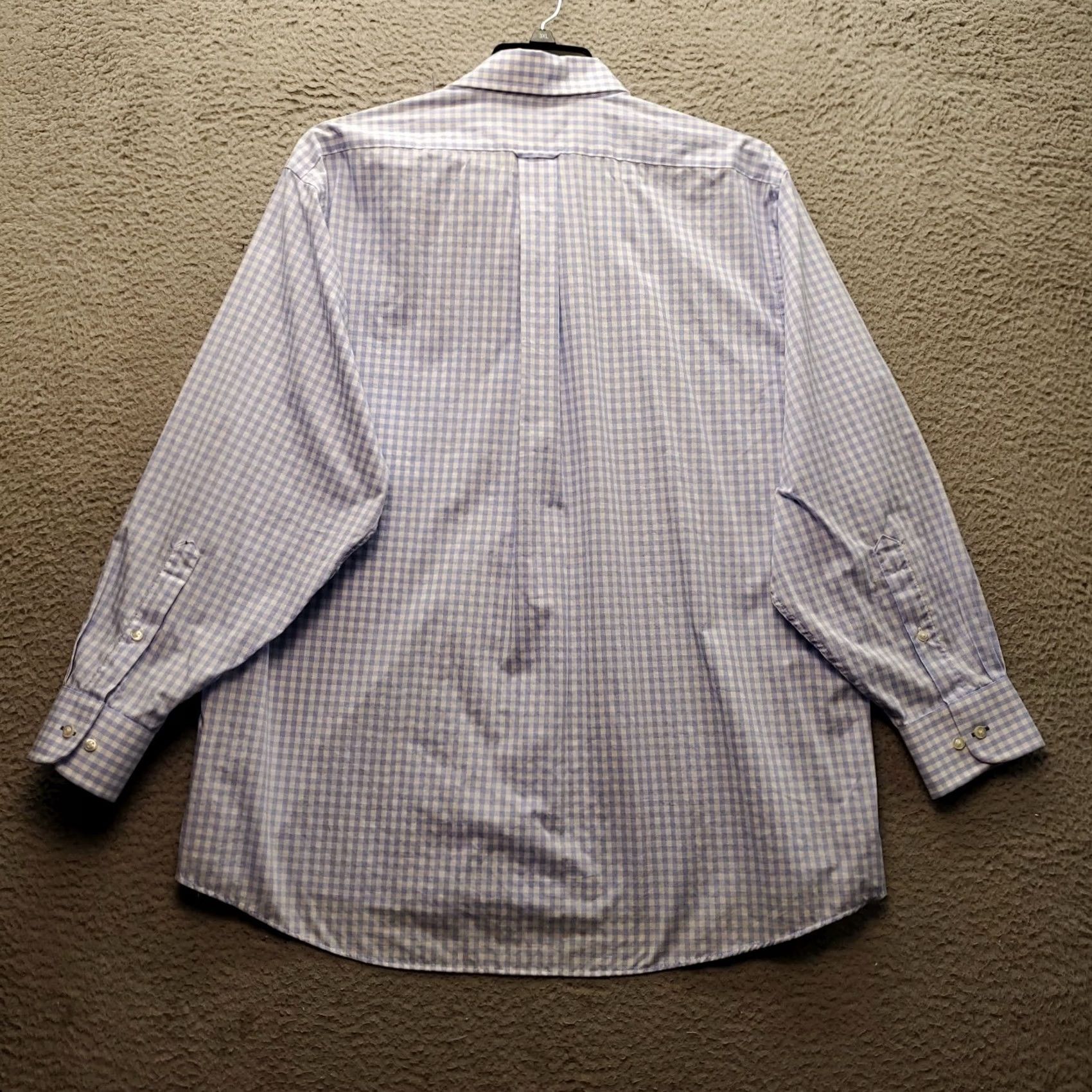 Izod IZOD Shirt Mens XL Multi Check Stretch Regular Fit Long Sleeve Button-Down Size US XL / EU 56 / 4 - 2 Thumbnail