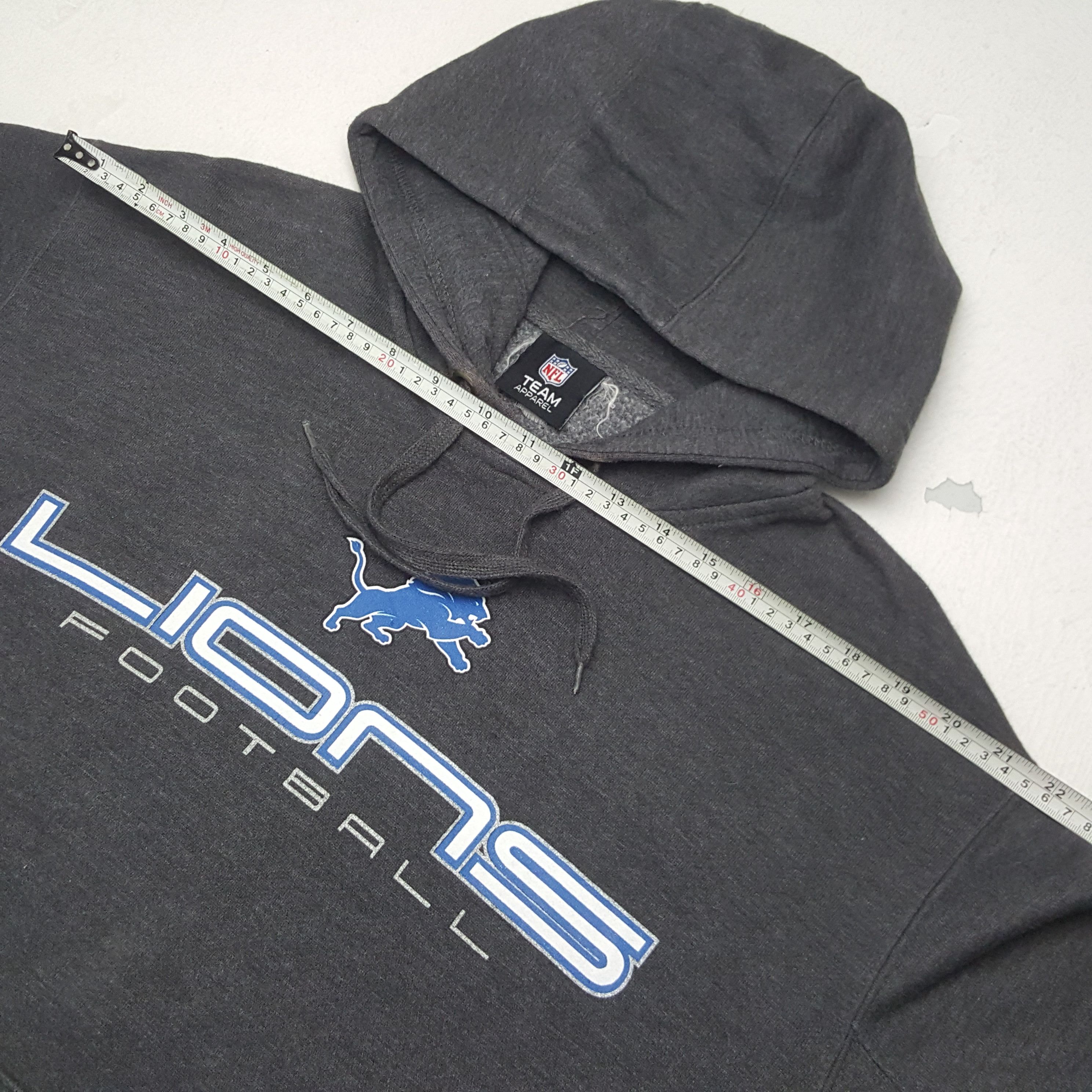 NFL × Vintage Vintage Lions Football American Team NFL Hoodies Size US XL / EU 56 / 4 - 5 Thumbnail
