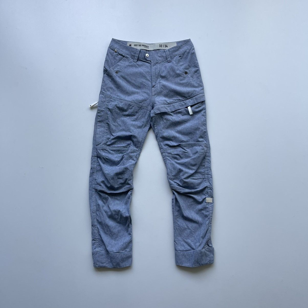 G-Star G-Star Raw Rackam Tapered Cargo Pants Denim Blue Size US 32 / EU 48 - 1 Thumbnail