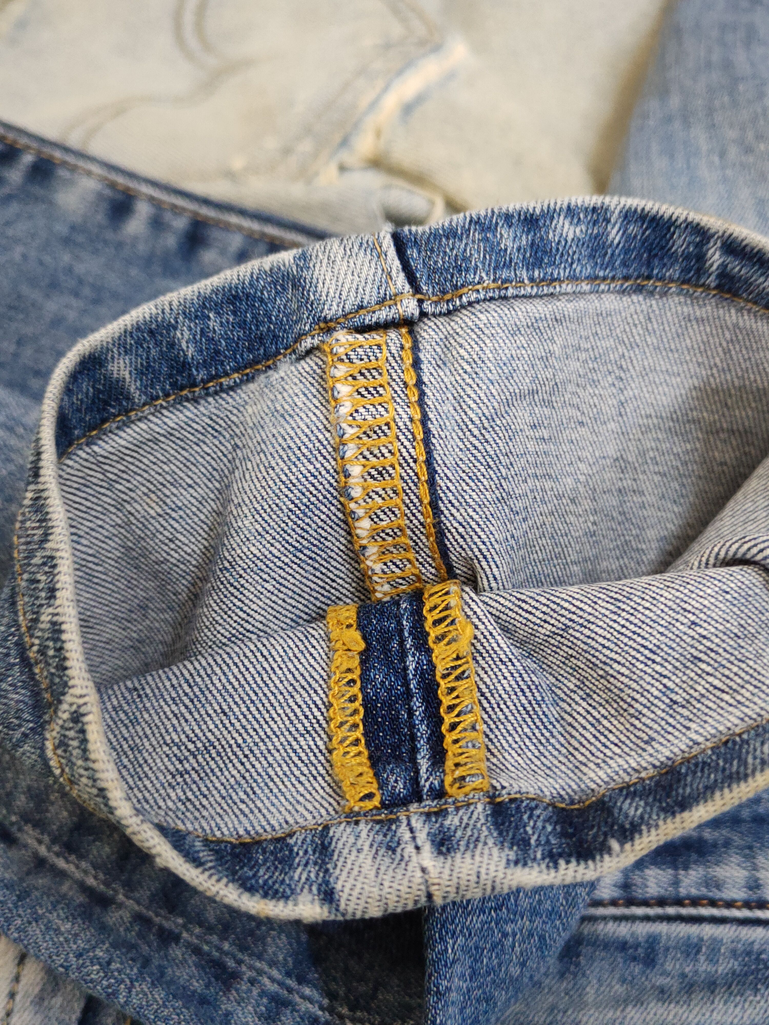 Japanese Brand Uniqlo Blue Distressed Ripped Jeans #W1491 Size US 29 - 13 Thumbnail