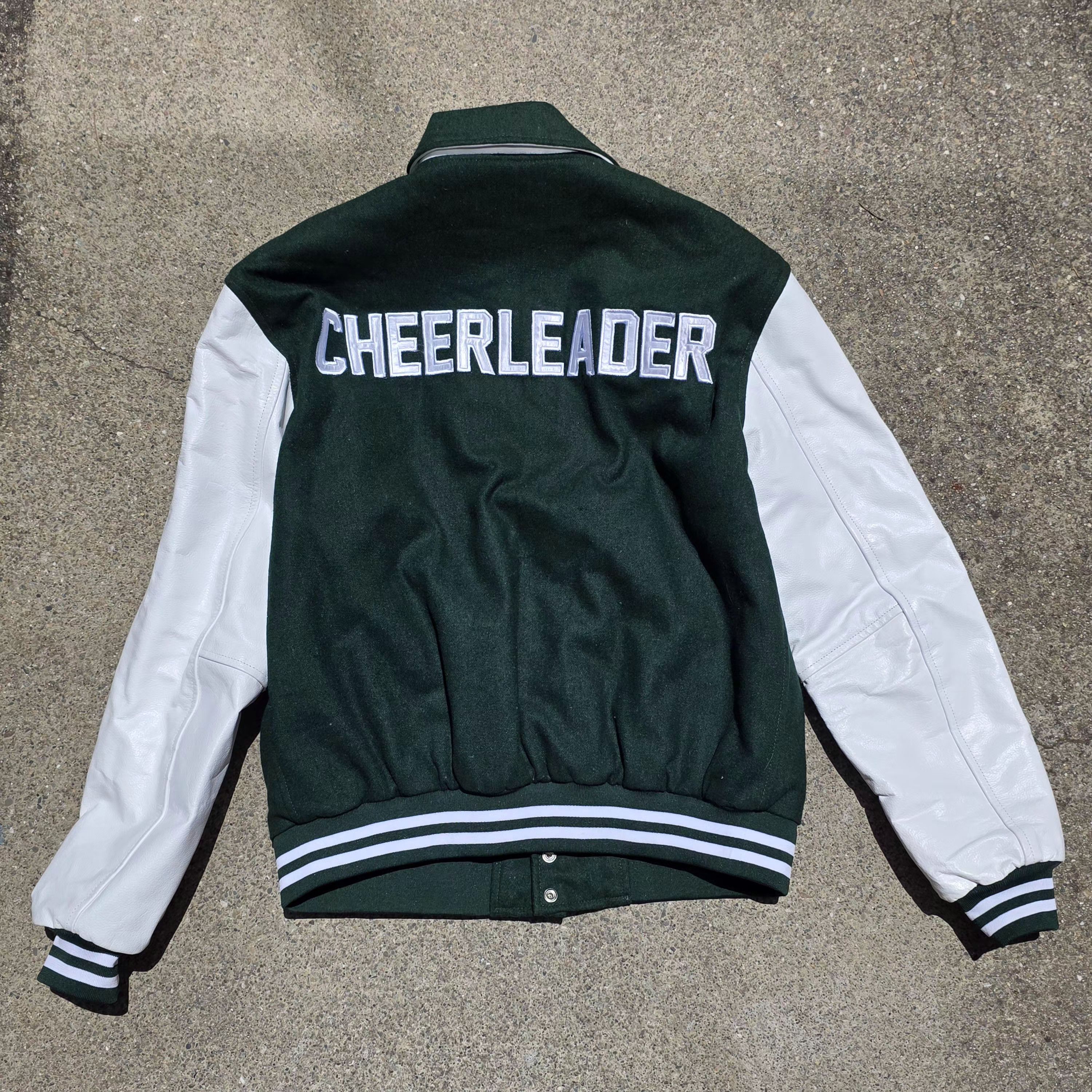 basketcase gallery BASKETCASE GALLERY CHEERLEADER LEATHER VARSITY GREEN Size US L / EU 52-54 / 3 - 2 Thumbnail