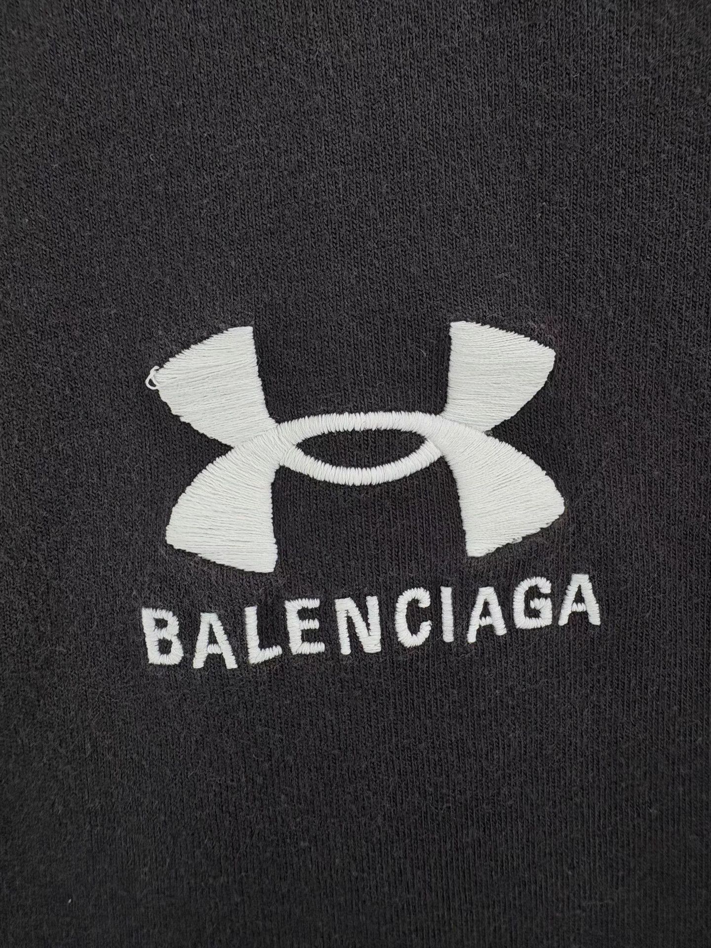 Balenciaga BALENCIAGA × Under Armour Black Short Sleeve Size US M / EU 48-50 / 2 - 3 Thumbnail