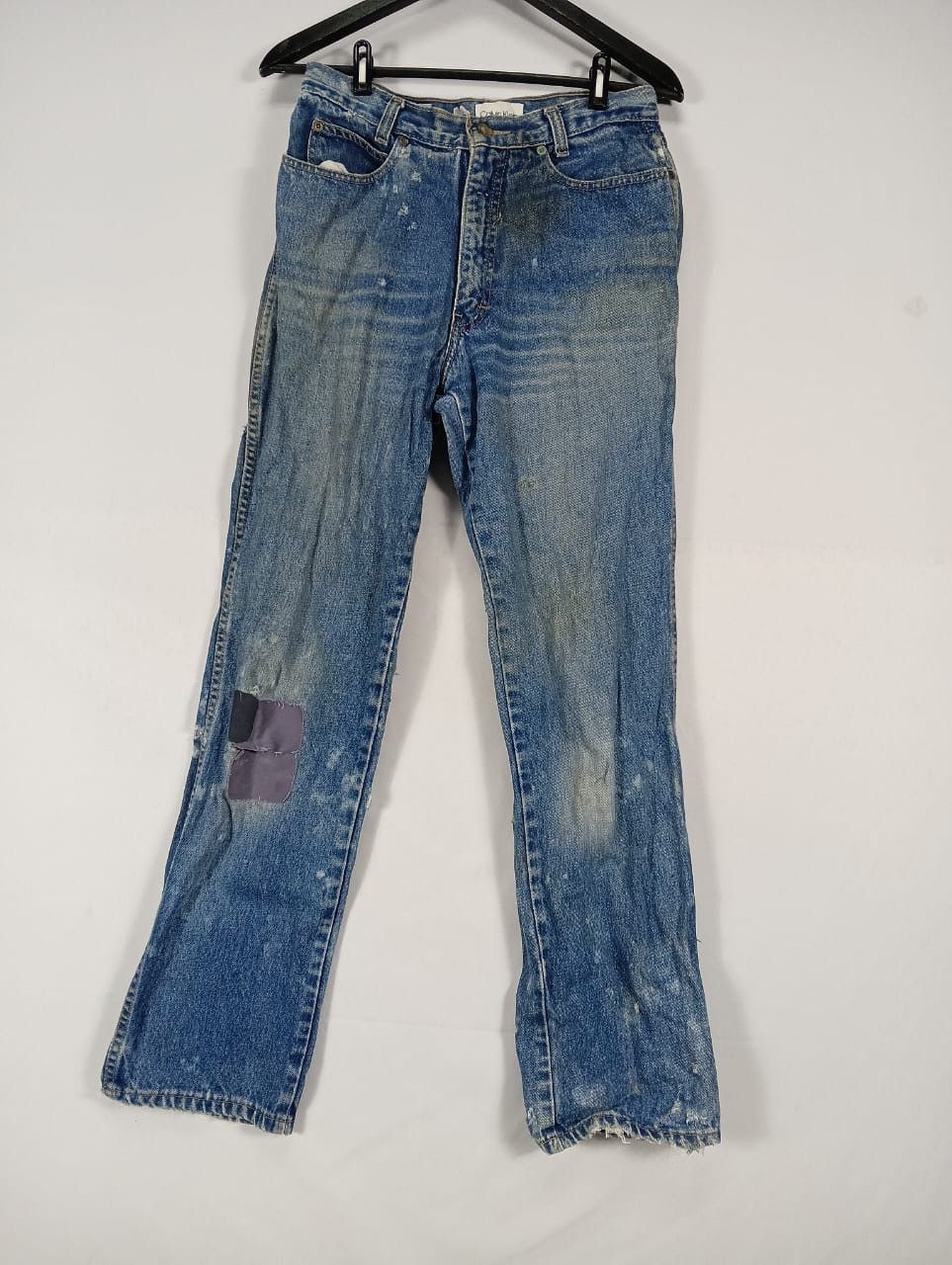 Calvin Klein vintage Calvin klein distressed denim made in USA 3375 Size US 29 - 1 Thumbnail