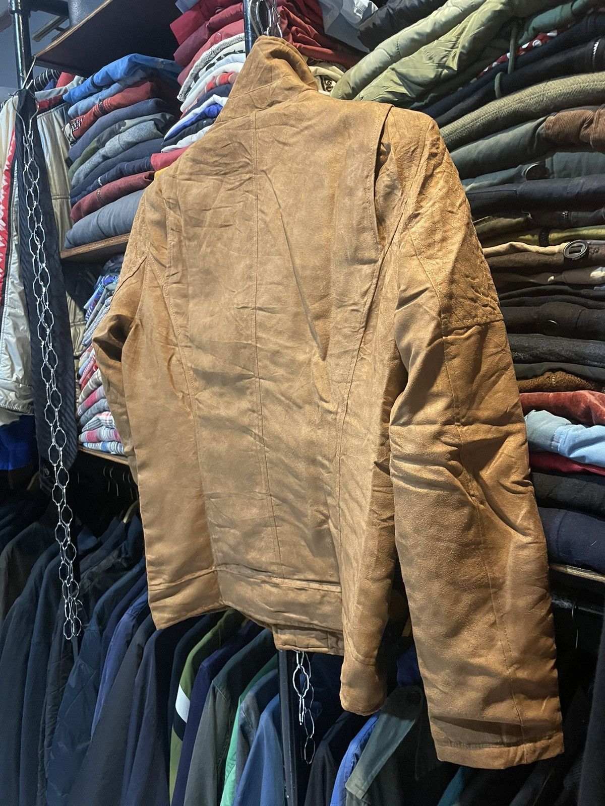 If Six Was Nine × In The Attic × Japanese Brand In The Attic Japan Double Breasted Biker Jacket Brown Size US M / EU 48-50 / 2 - 13 Thumbnail
