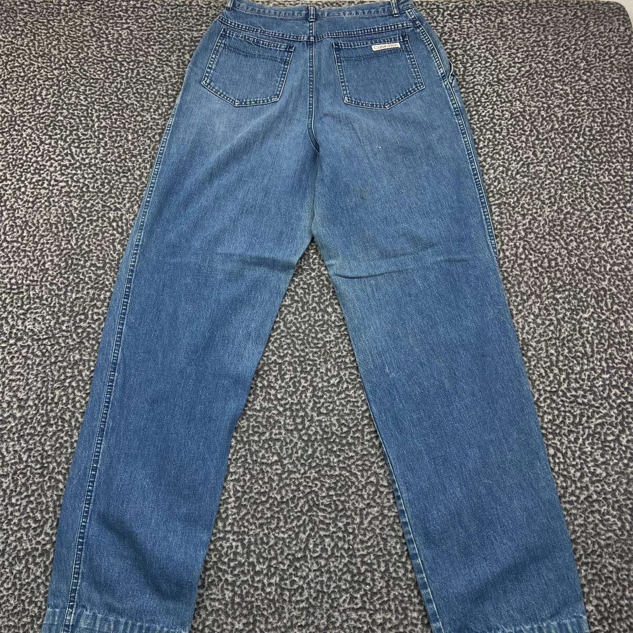 Calvin Klein Vintage Calvin Klein Jeans 12 Denim Straight Cotton 28x32 Size 28" / US 6 / IT 42 - 2 Thumbnail