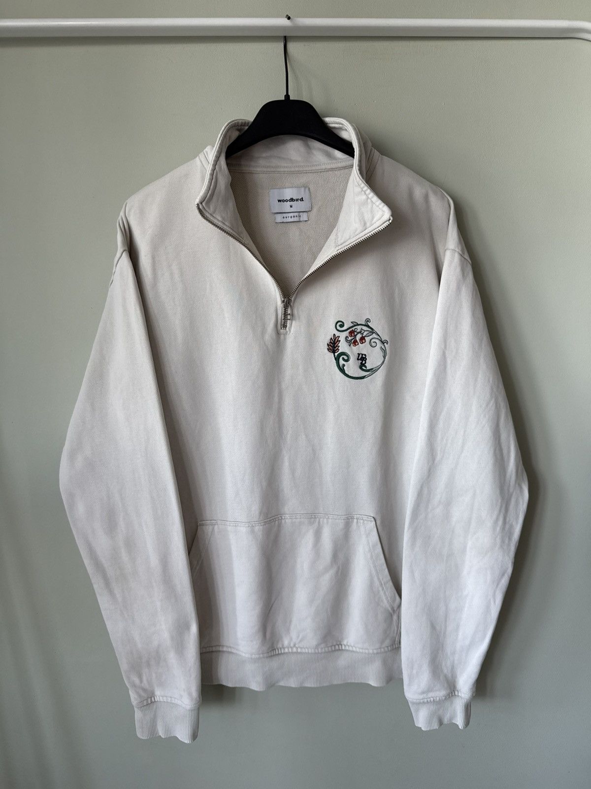 Japanese Brand Woodbird. Half zip organic cotton sweatshirt Size US M / EU 48-50 / 2 - 2 Thumbnail