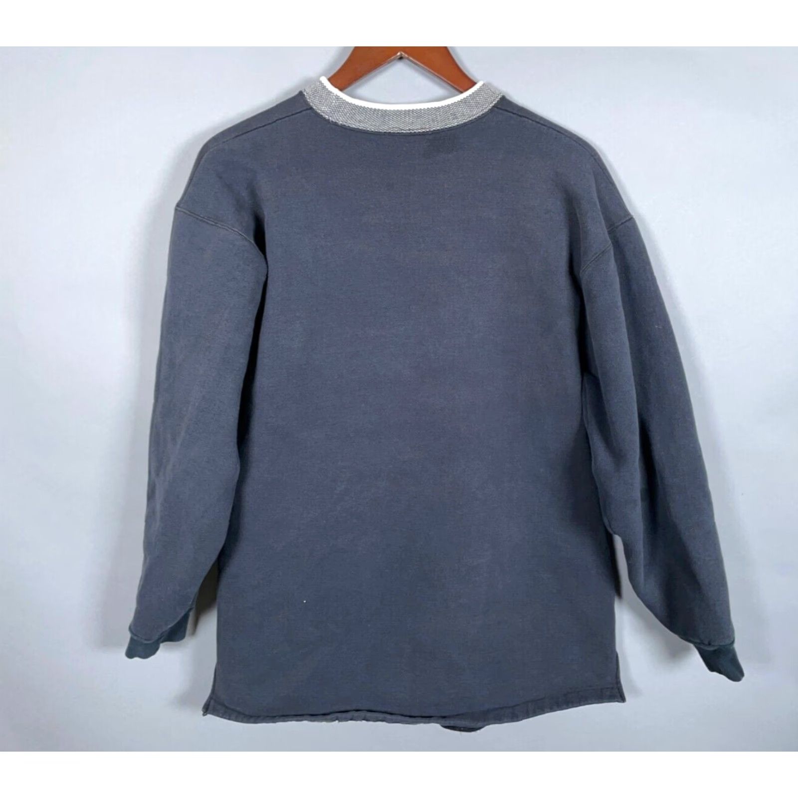 Vintage VTG Central Michigan University Sweatshirt Adult XL Faded Black H. Wolf & Sons Size US XL / EU 56 / 4 - 3 Thumbnail