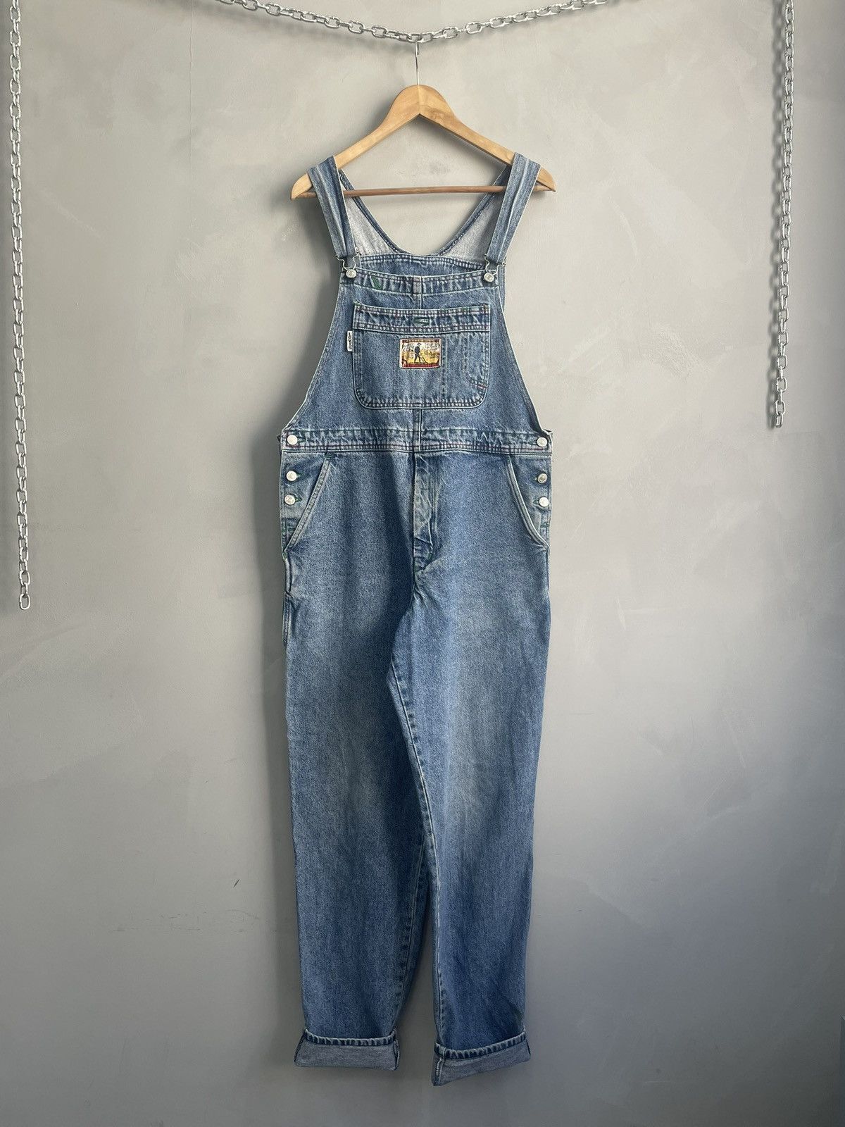 Levi's Rare denim 90s Levis retro overalls denim jeans y2k Size US 34 / EU 50 - 2 Thumbnail