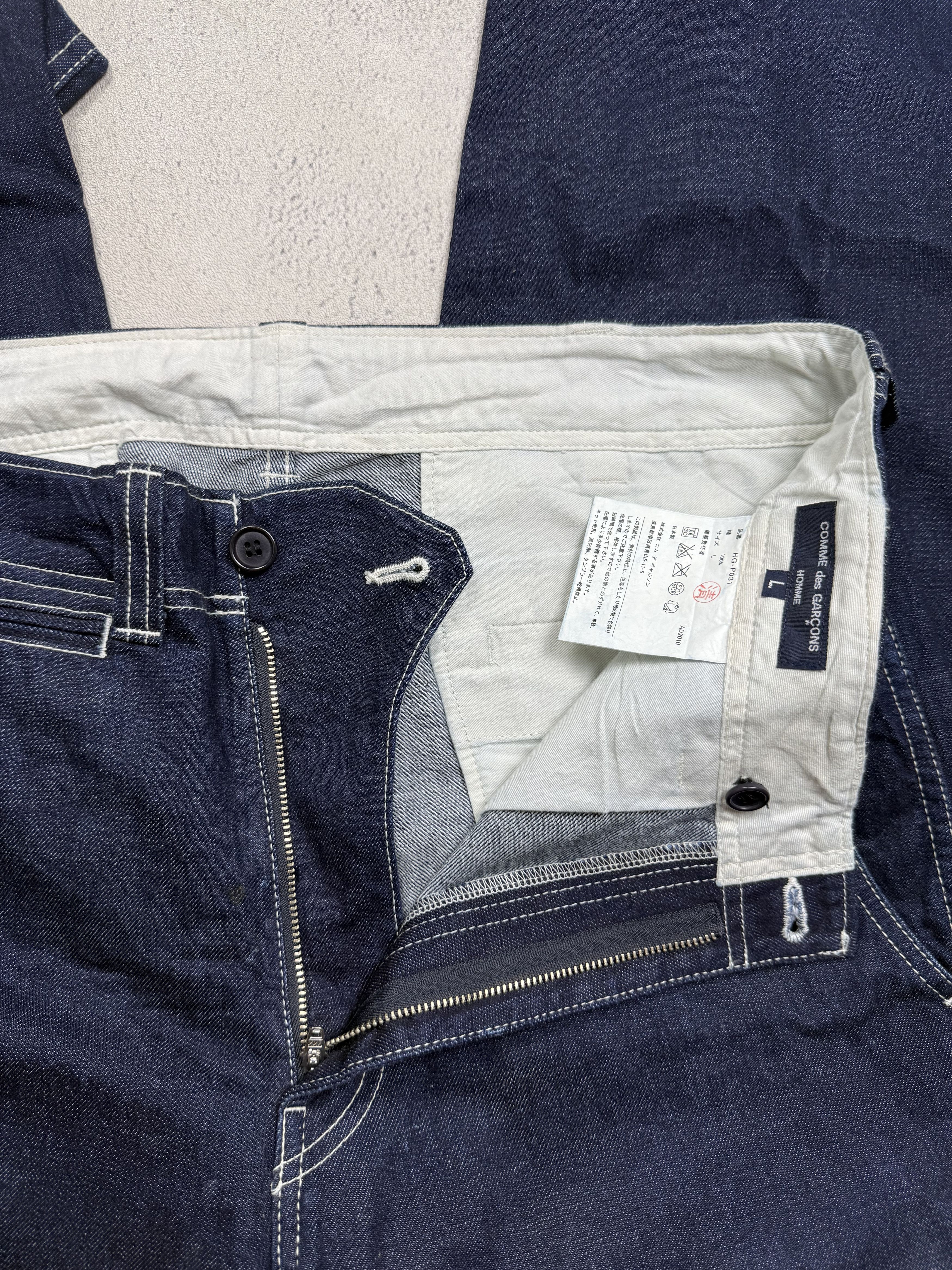 Comme des Garcons AD2010 Comme Des Garcons Homme Denim Pants Size US 34 / EU 50 - 6 Thumbnail