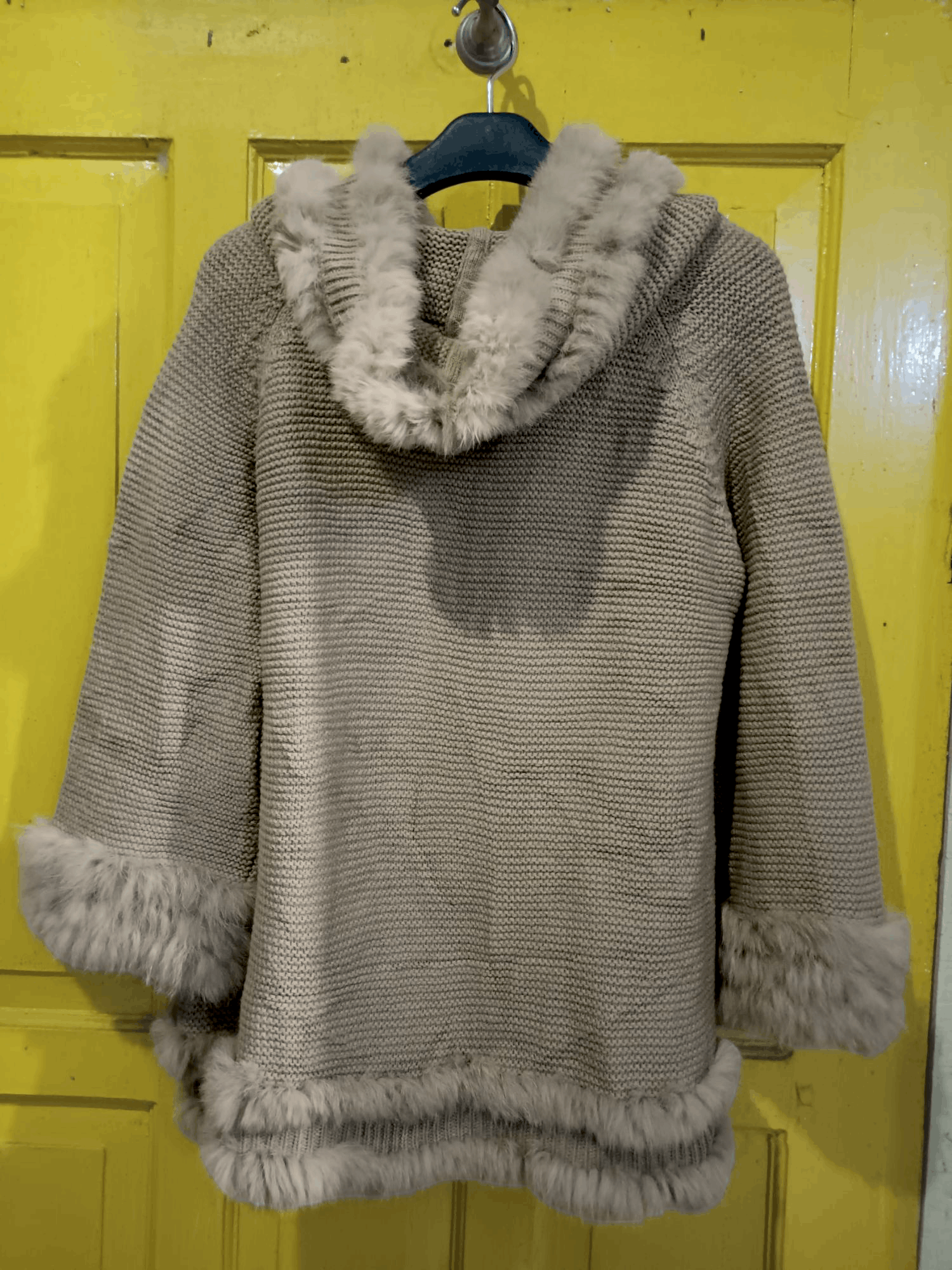 Japanese Brand × Le Grande Bleu (L.G.B.) VICKY Faux Fur Knit Toggle Design Mohair Duffle Jacket Size US L / EU 52-54 / 3 - 21 Thumbnail