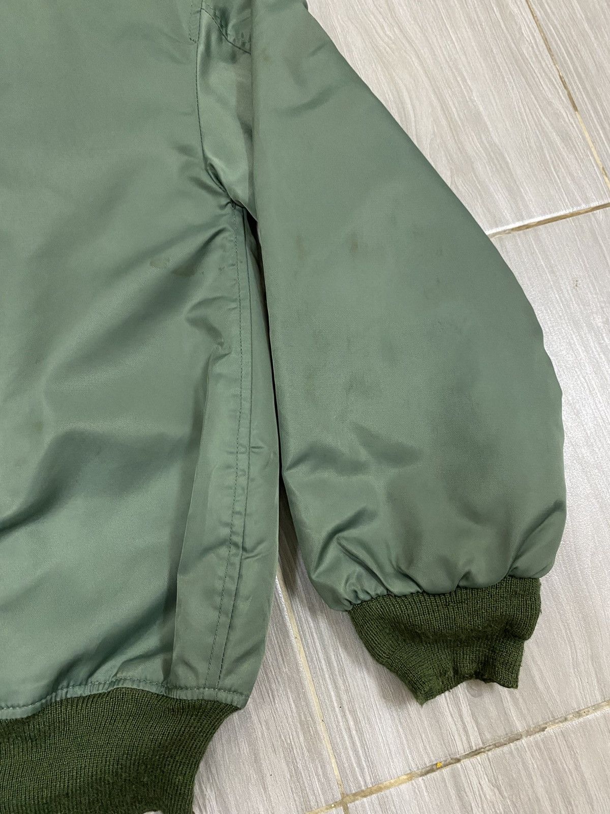 Vintage Vtg Bomber Jacket SLY Military - Amelia Size US M / EU 48-50 / 2 - 7 Thumbnail