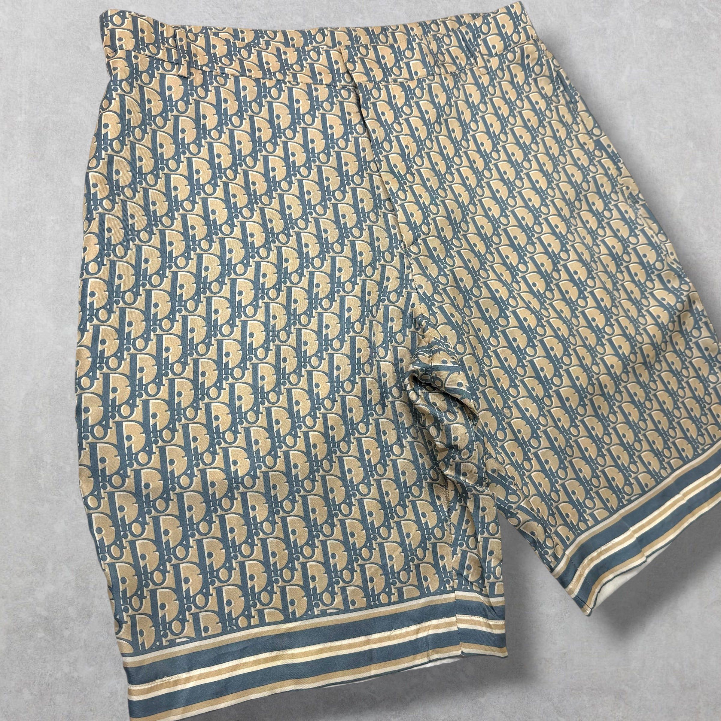 Dior Dior Oblique Silk Bermuda Shorts 40 (32) Size US 32 / EU 48 - 4 Thumbnail