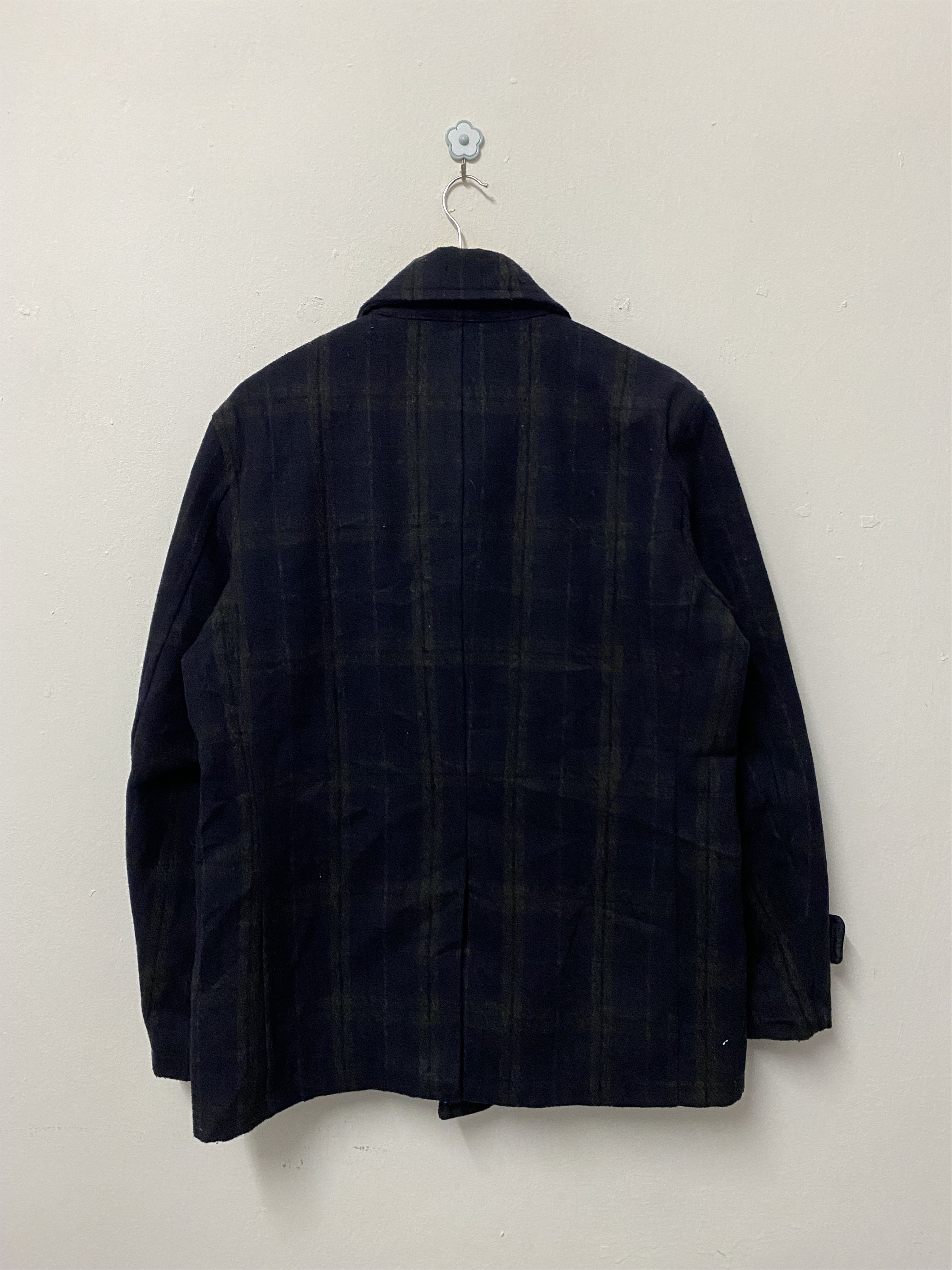 GU Vintage GU Double Breasted Checkered Wool Jacket Size US XL / EU 56 / 4 - 2 Thumbnail