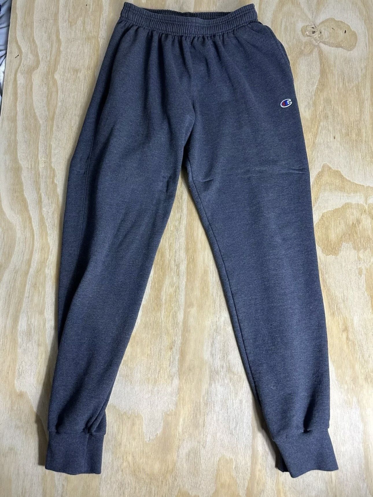 Champion × Vintage Champion Jogger Sweatpants Men’s Size M Gray Fleece Cuffed Size US 32 / EU 48 - 1 Thumbnail