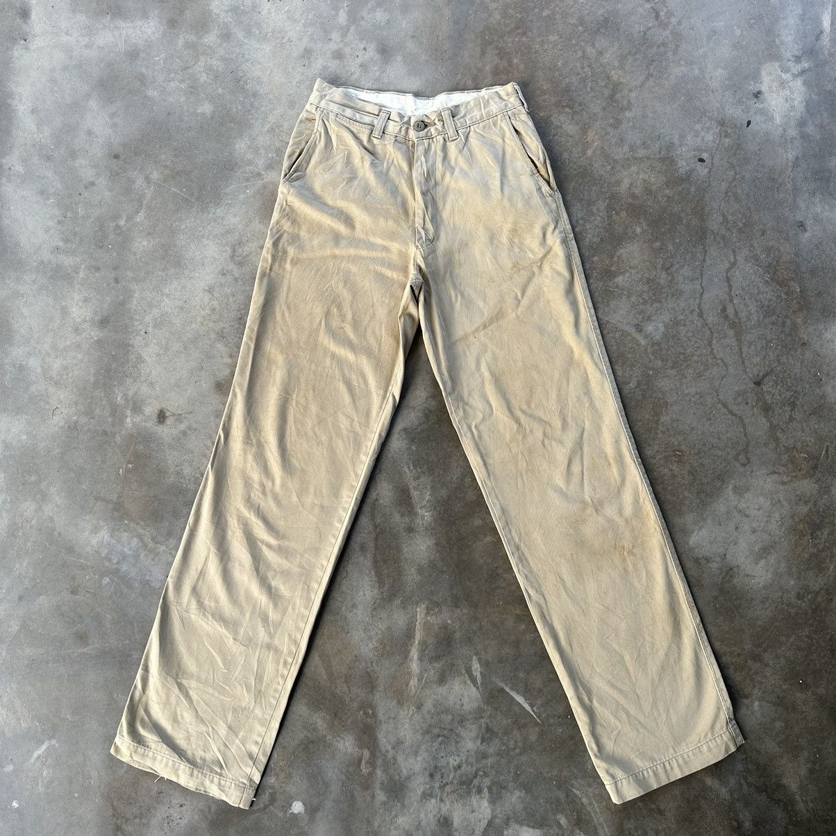 Japanese Brand × Vintage Vintage Schott Edwin Distressed Casual Trousers Pants Size US 27 - 1 Thumbnail