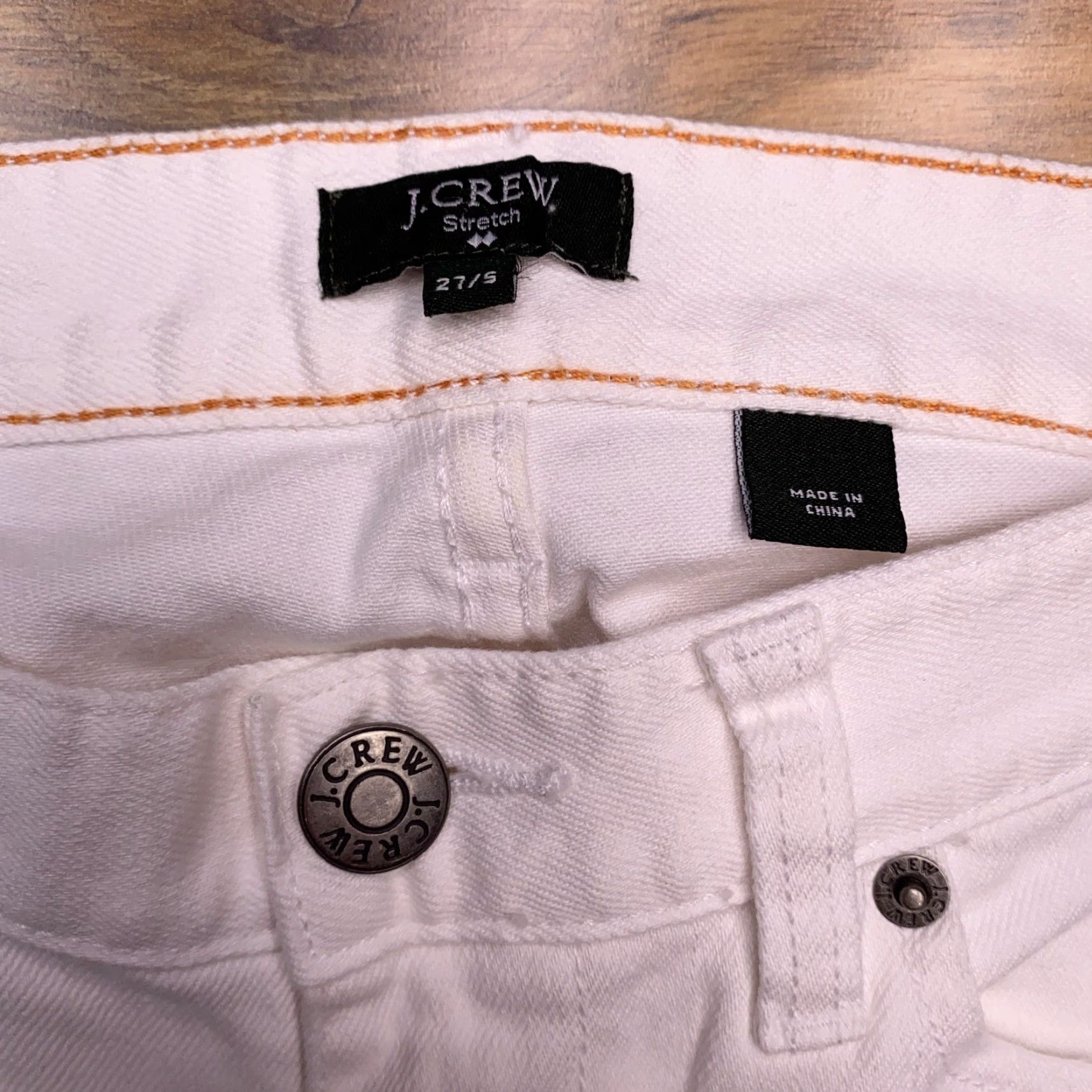 J.Crew **J.CREW Women's 27/5 Low Rise White Stretch Jeans** User: J.CREW Women's 27/5 Low Rise White Stretch Jeans Size 27" / US 4 / IT 40 - 5 Thumbnail