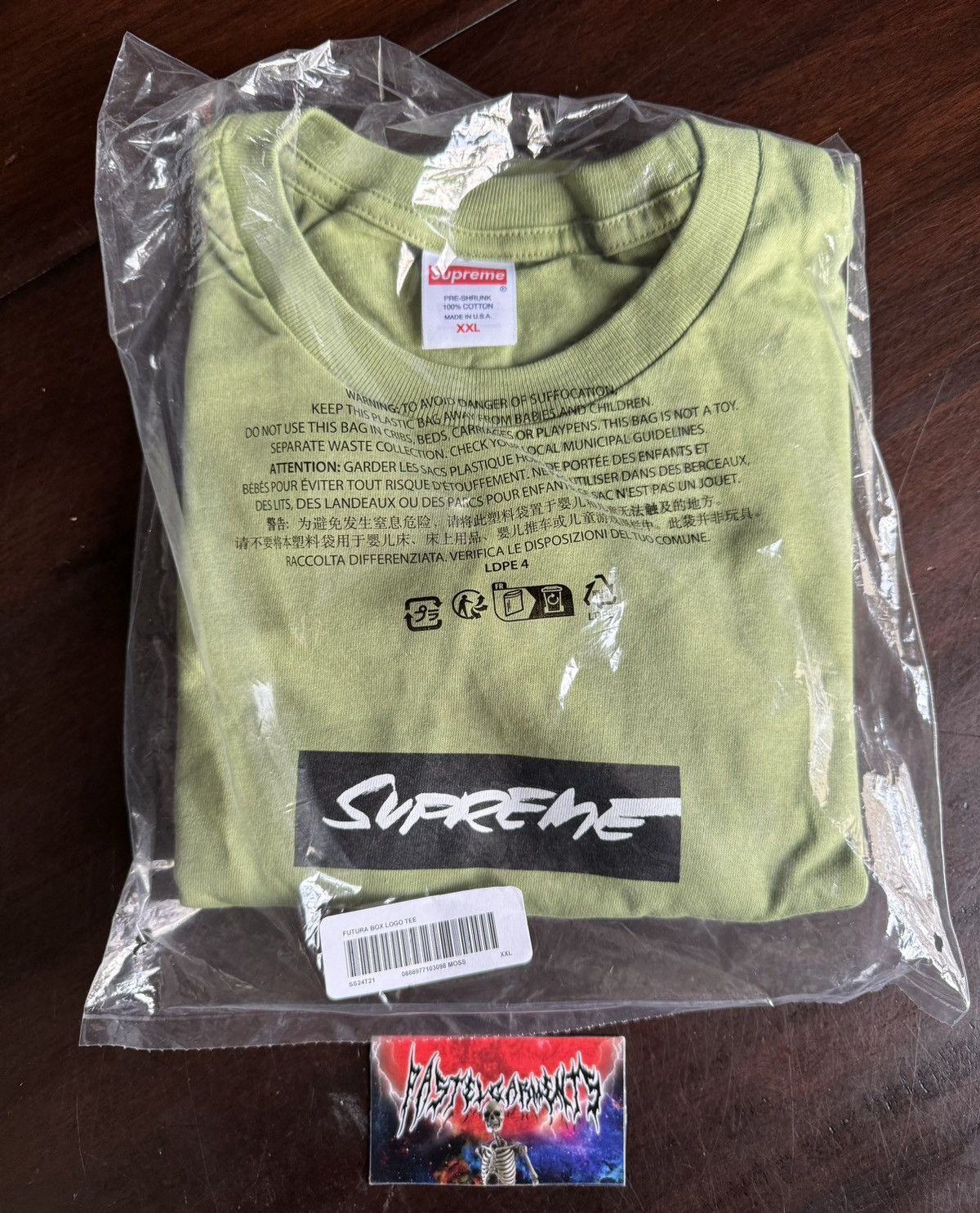 Supreme Supreme Futura Box Logo Tee Moss | Grailed