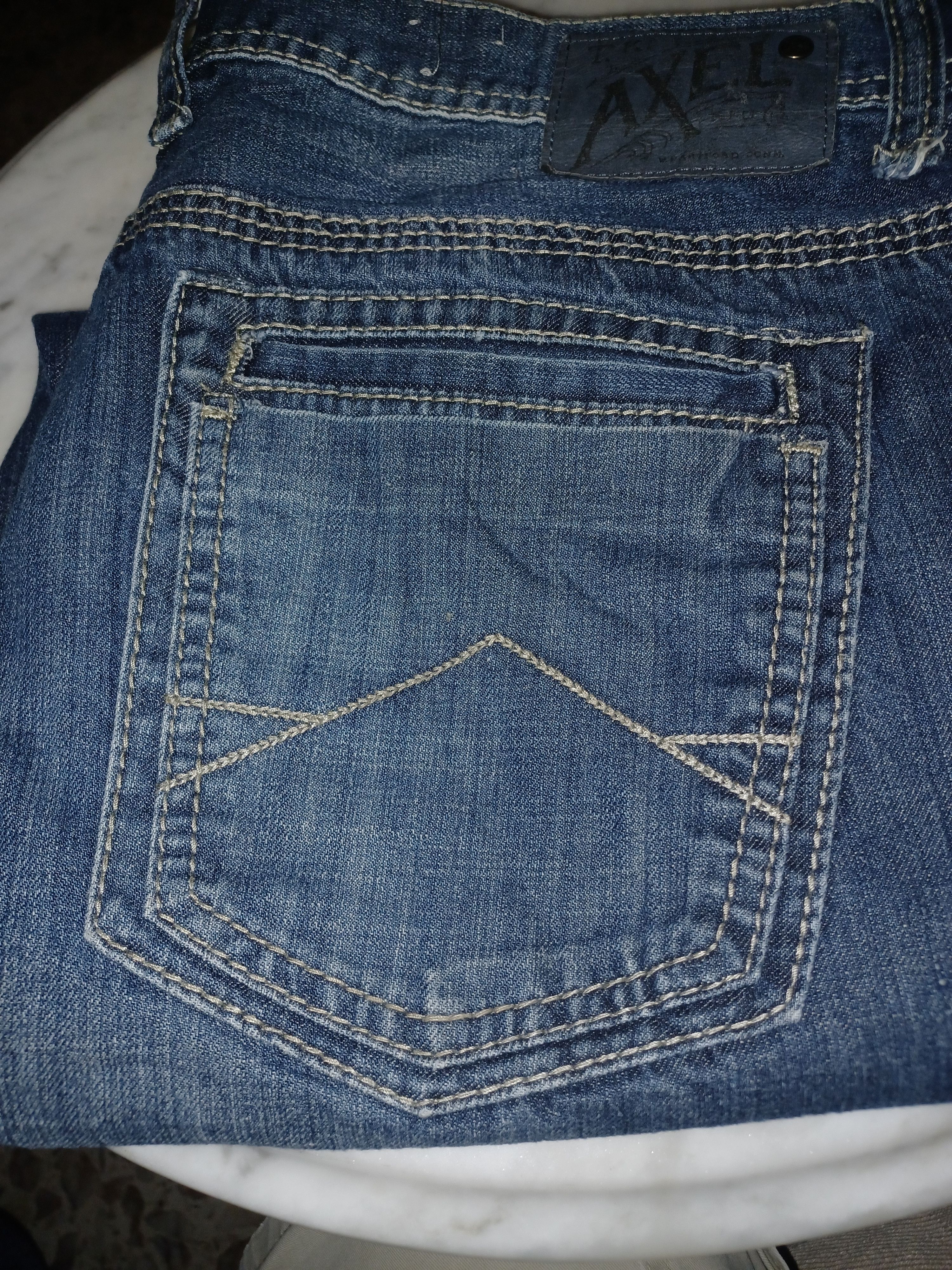 Other T. K. Axel Men's Y2K Blue Jeans 36 x 32 Size US 36 / EU 52 - 4 Thumbnail