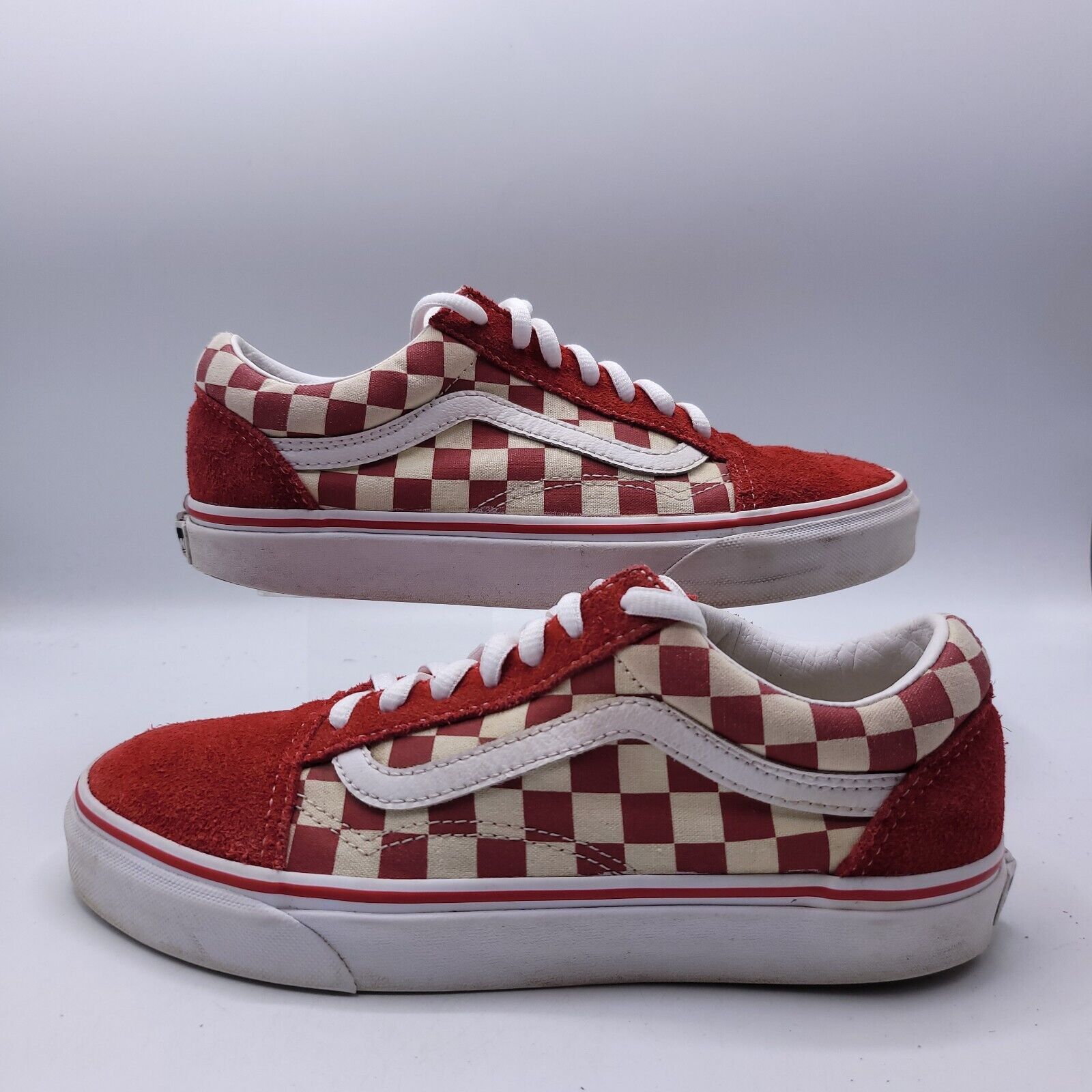 Vans Vans Off the Wall Old Skool Shoe Womens Size 7.5 500714 Red Size US 7.5 / IT 37.5 - 5 Thumbnail
