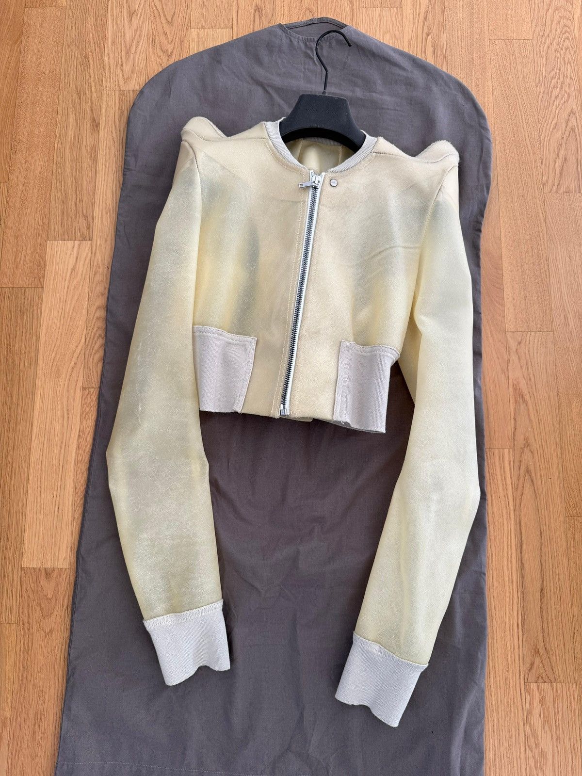 Rick Owens Apparition Leather Cropped Tec Flight jacket Size M / US 6-8 / IT 42-44 - 1 Thumbnail