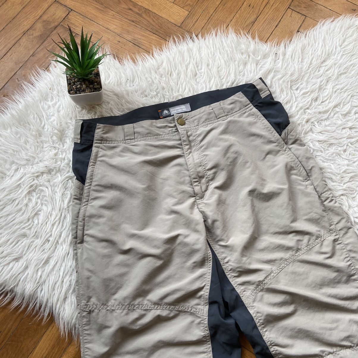 Nike ACG 📌 Vintage Nike ACG Outdoor Y2K Nylon Track Pants Size US 34 / EU 50 - 4 Thumbnail